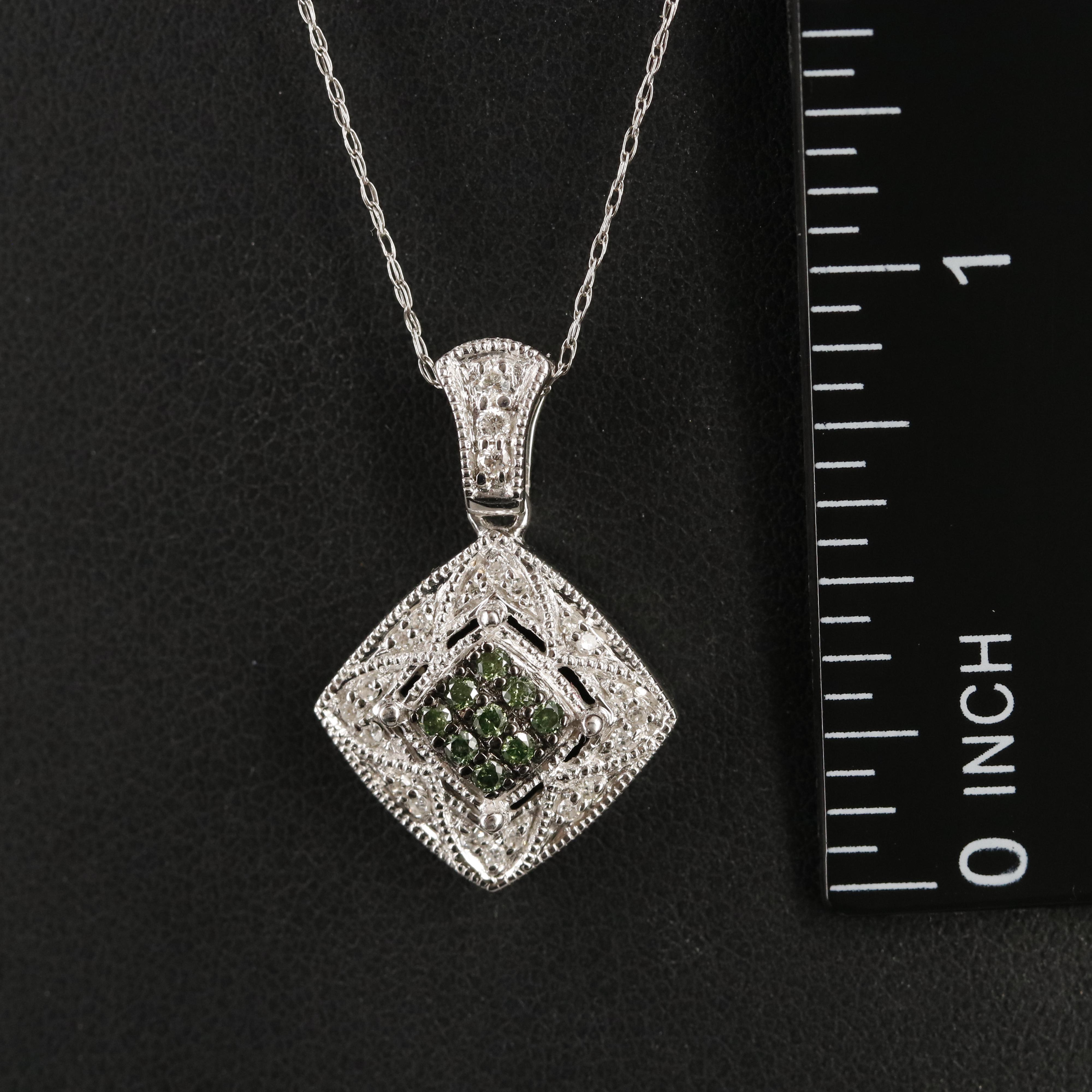 14K Diamond Pendant Necklace