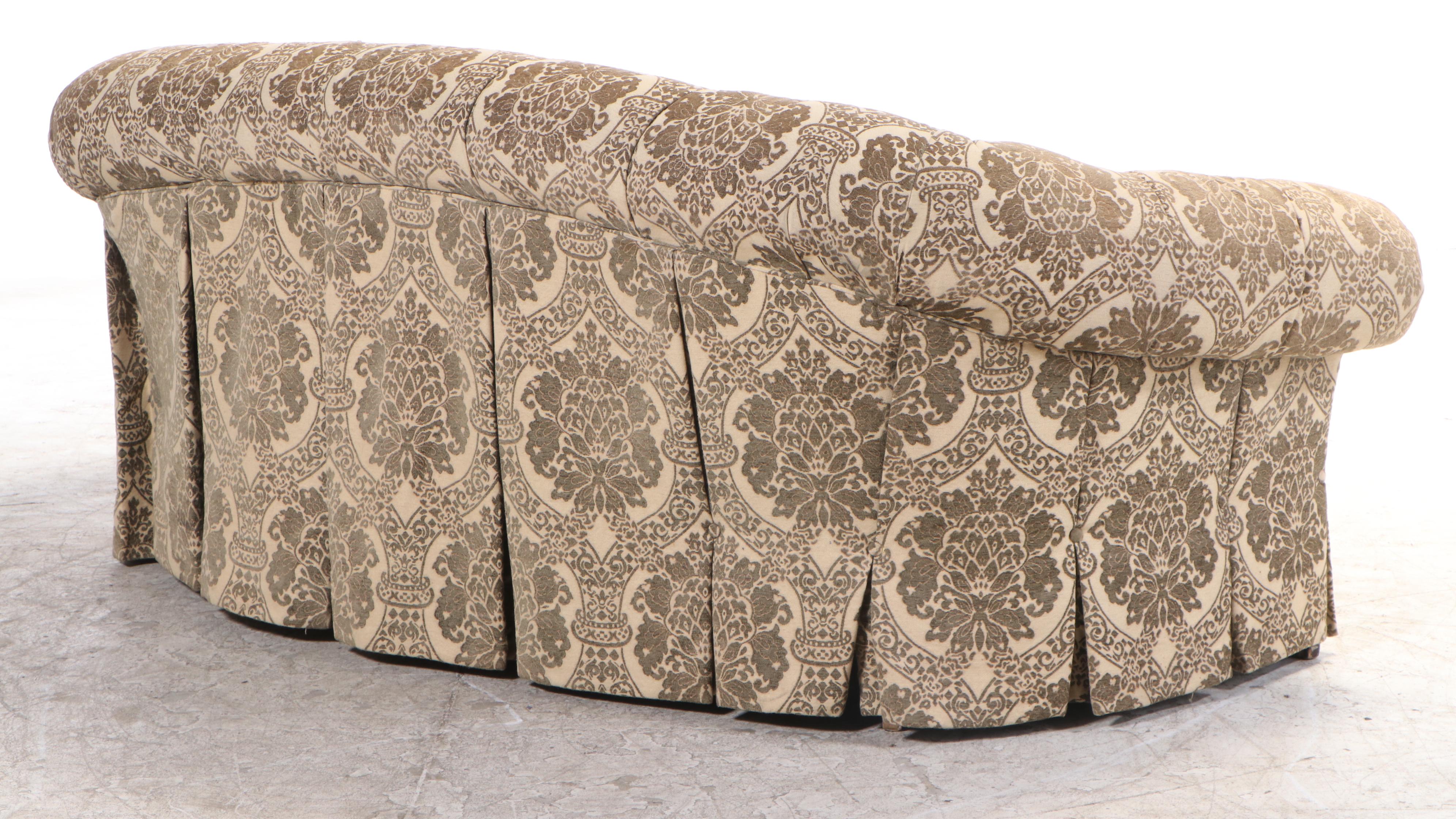 Lexington Furniture Tufted Damask Pattern Sofa