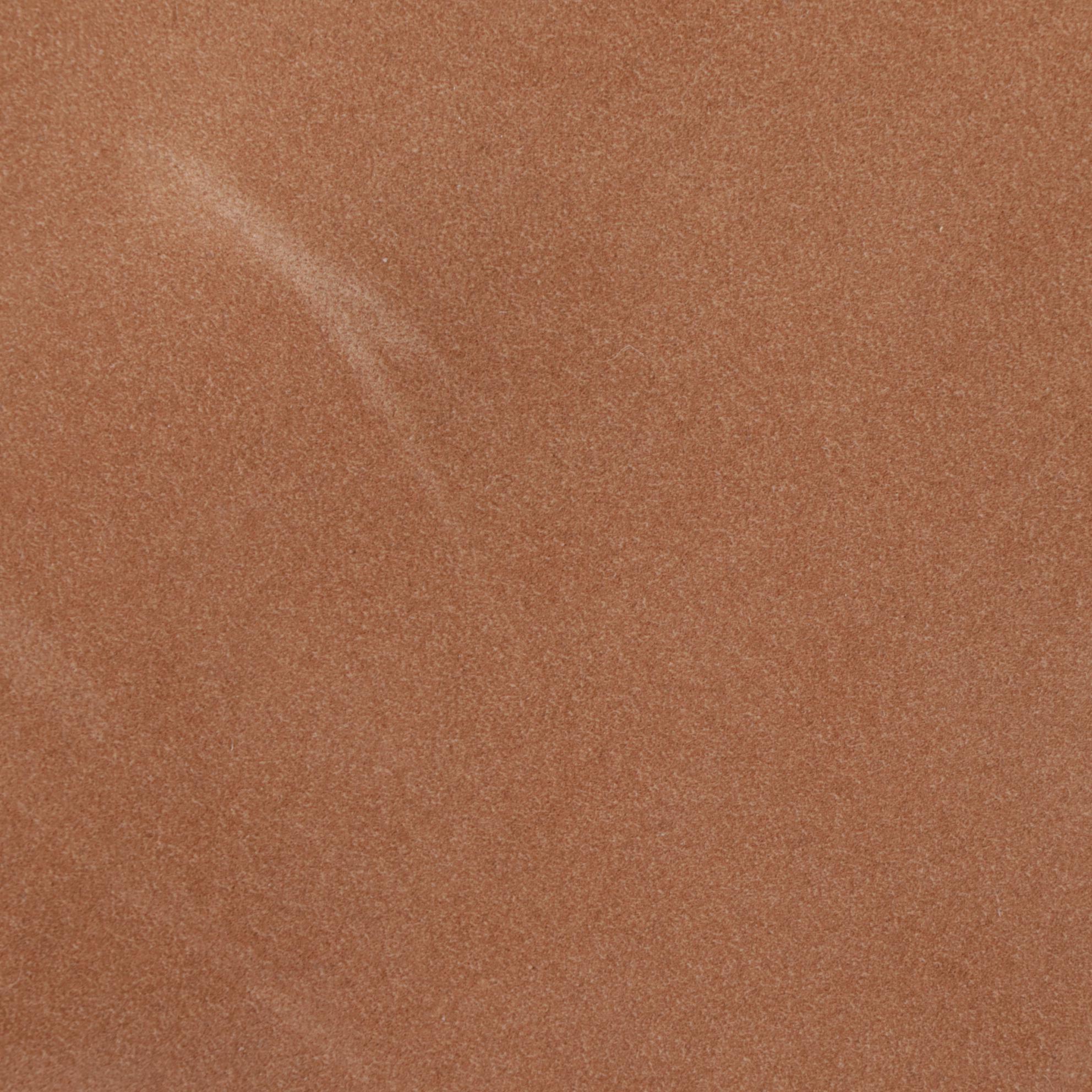 Albert Vivo Brass-Tacked Leather Lounge Chair and Ottoman