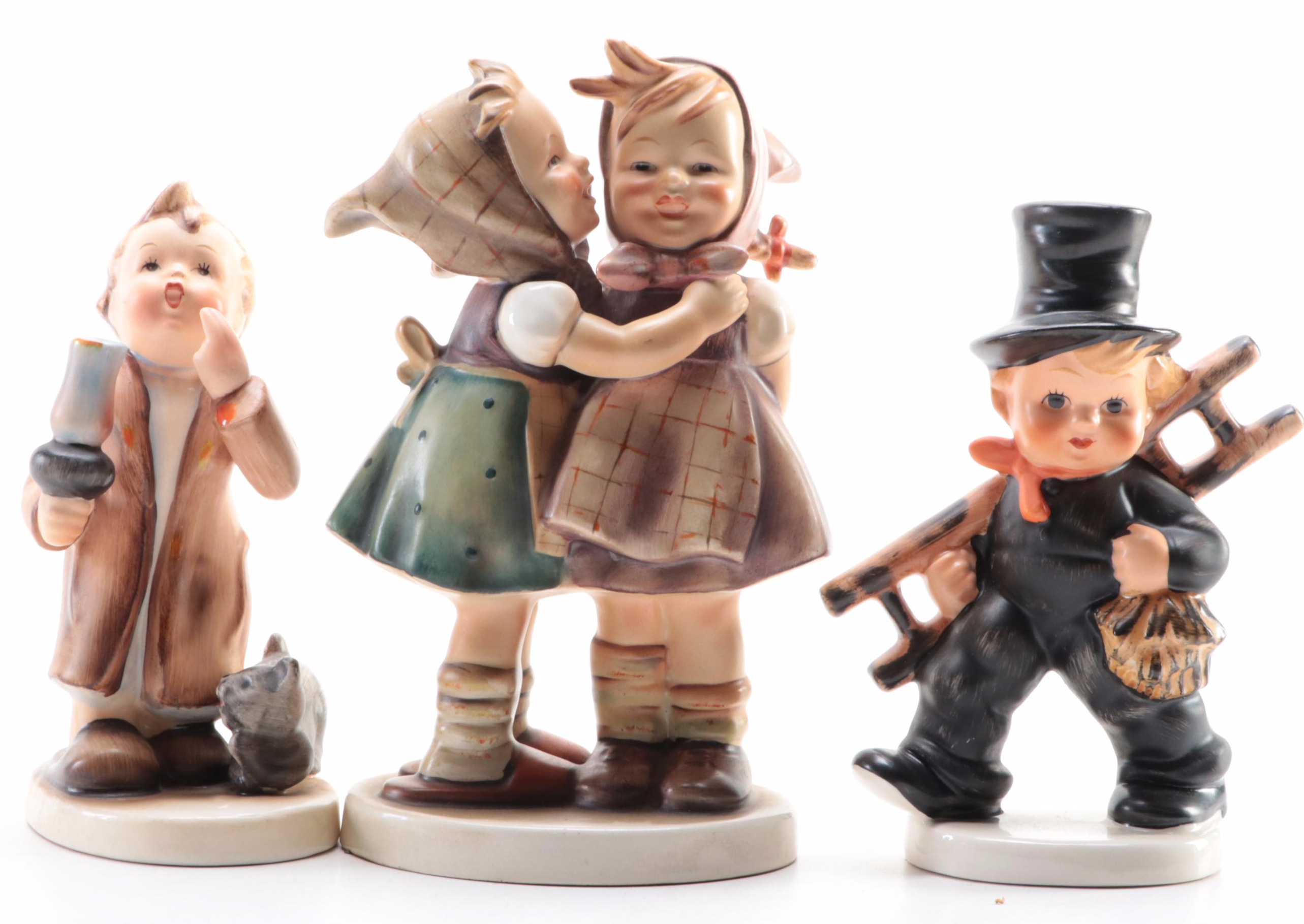Goebel Hummel and Other Porcelain Figurines, Late 20th Century