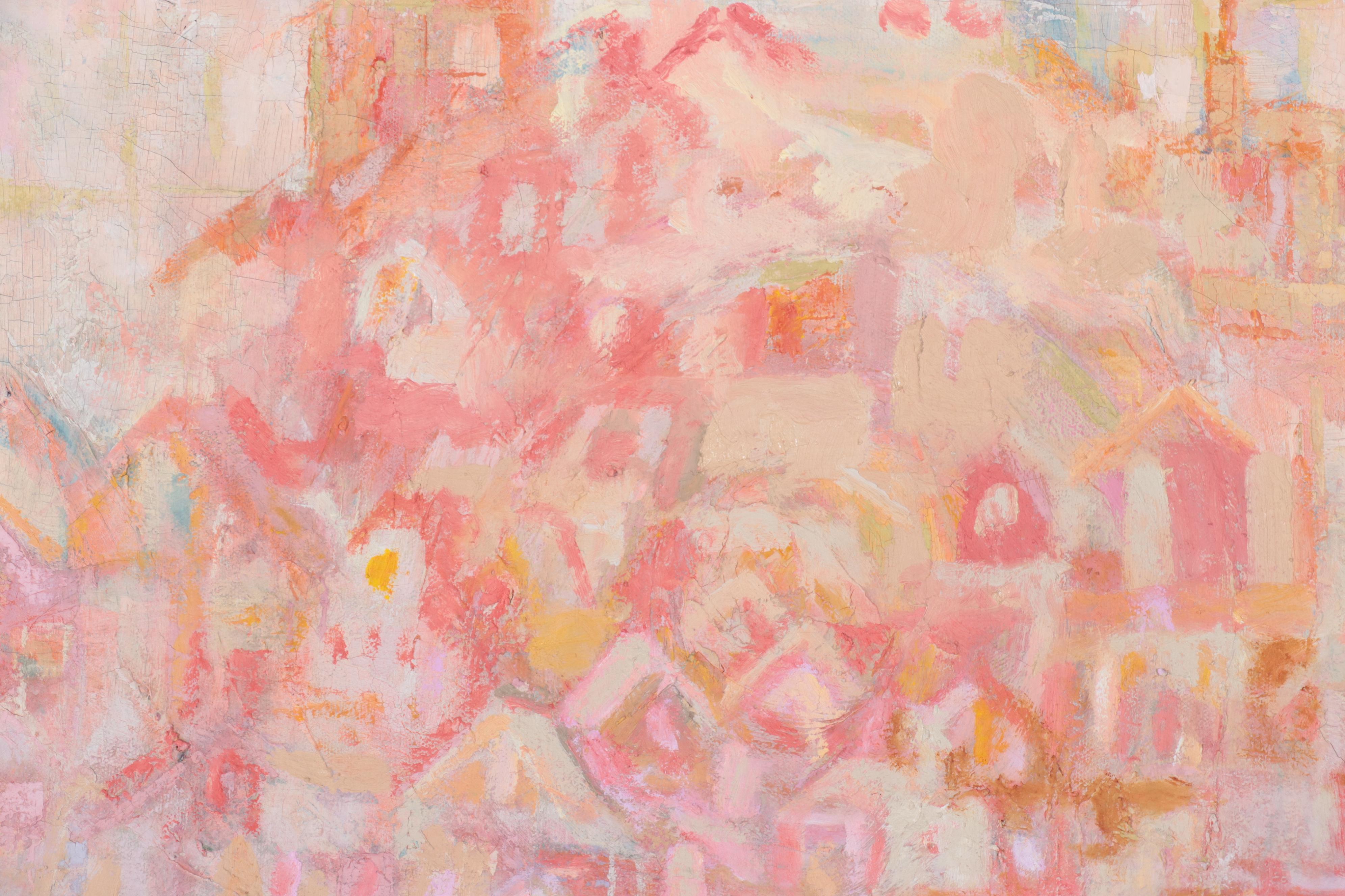 James E. Morgan Oil Painting "A Rare Day in San Francisco"