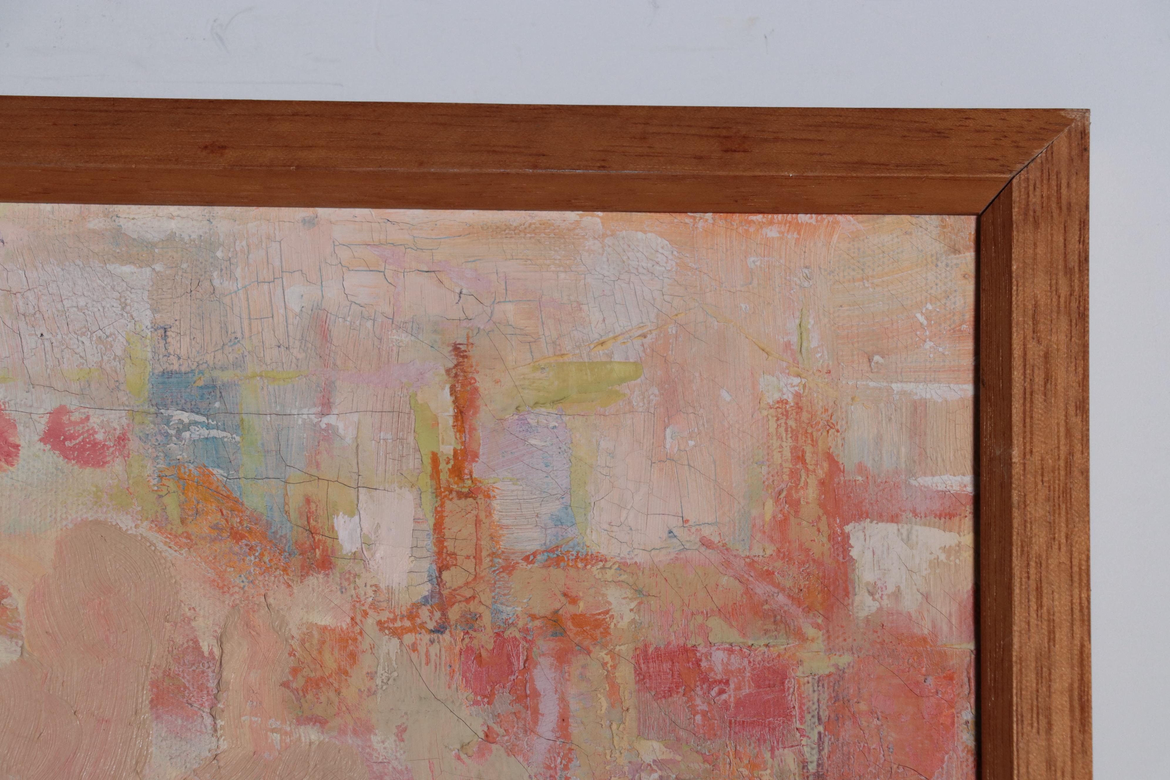 James E. Morgan Oil Painting "A Rare Day in San Francisco"