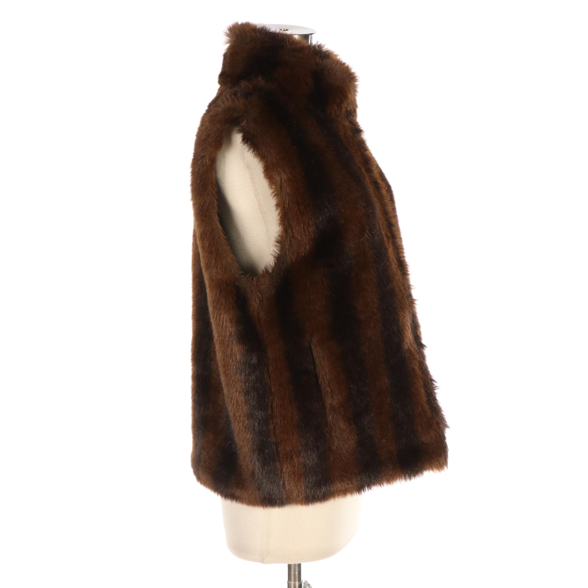 Caoco Faux Fur Zip Vest