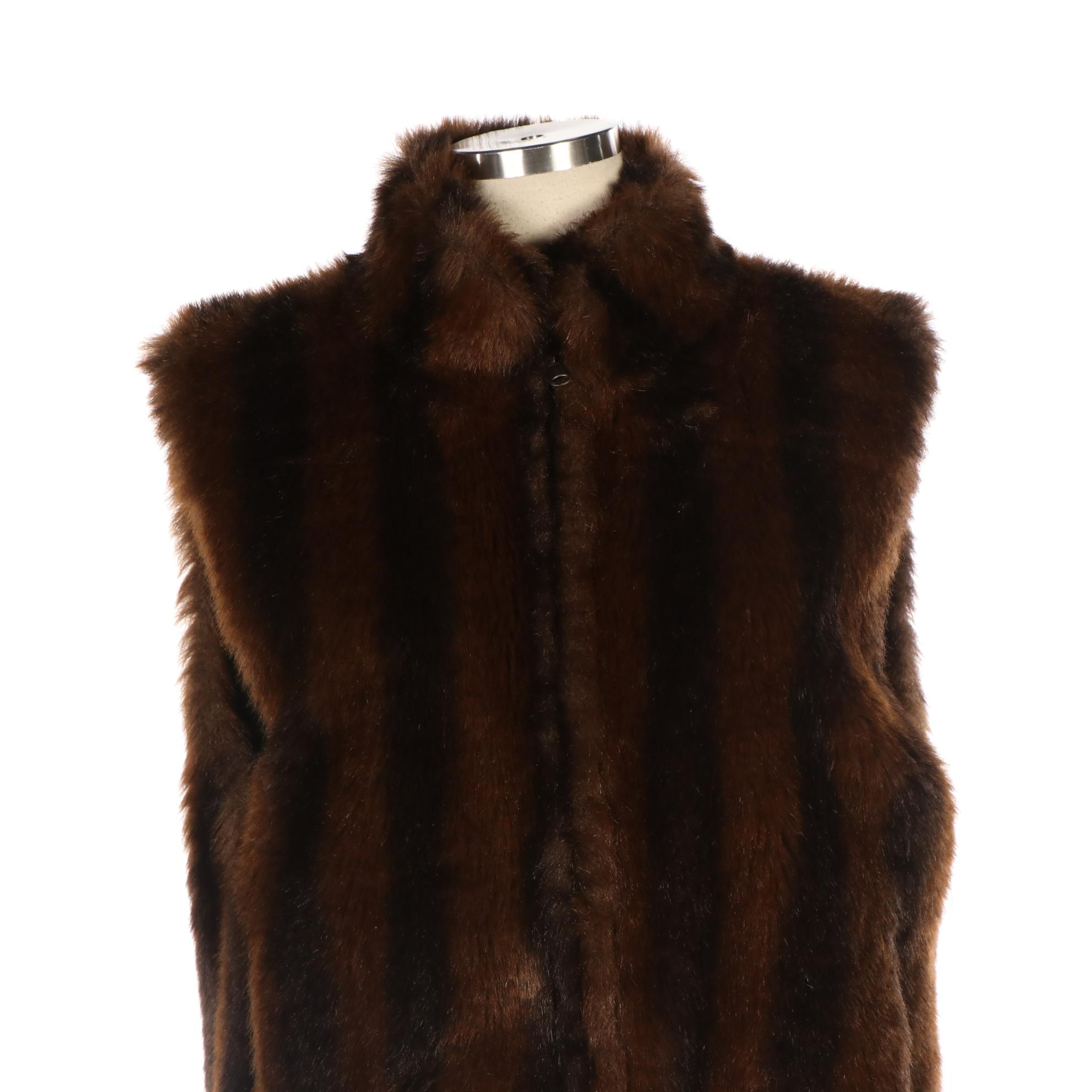 Caoco Faux Fur Zip Vest