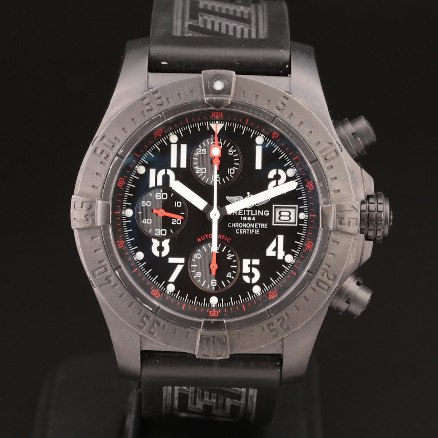 Breitling Avenger Skyland Chronograph Stainless Steel Wristwatch