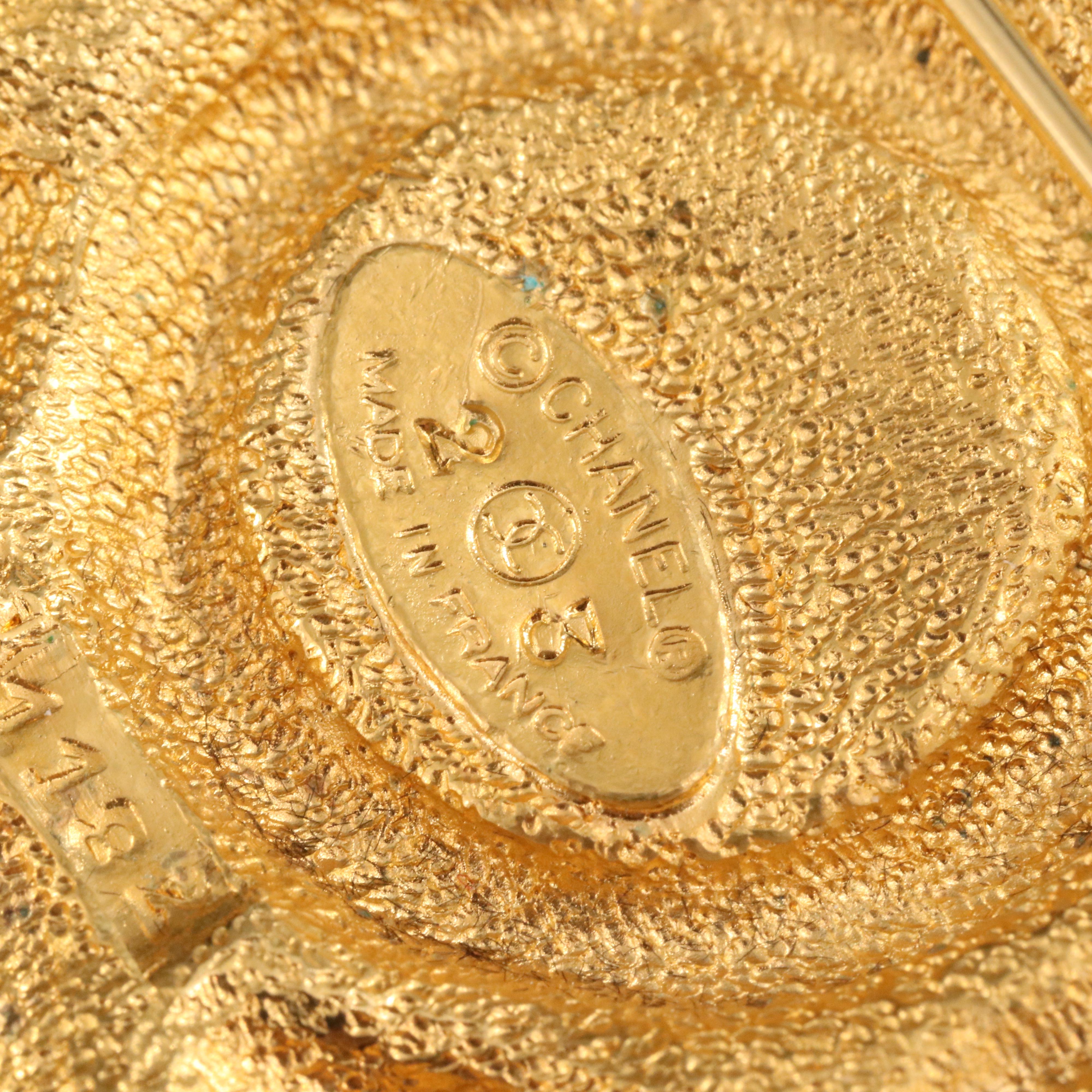 Chanel Faux Pearl Brooch with Branded Box