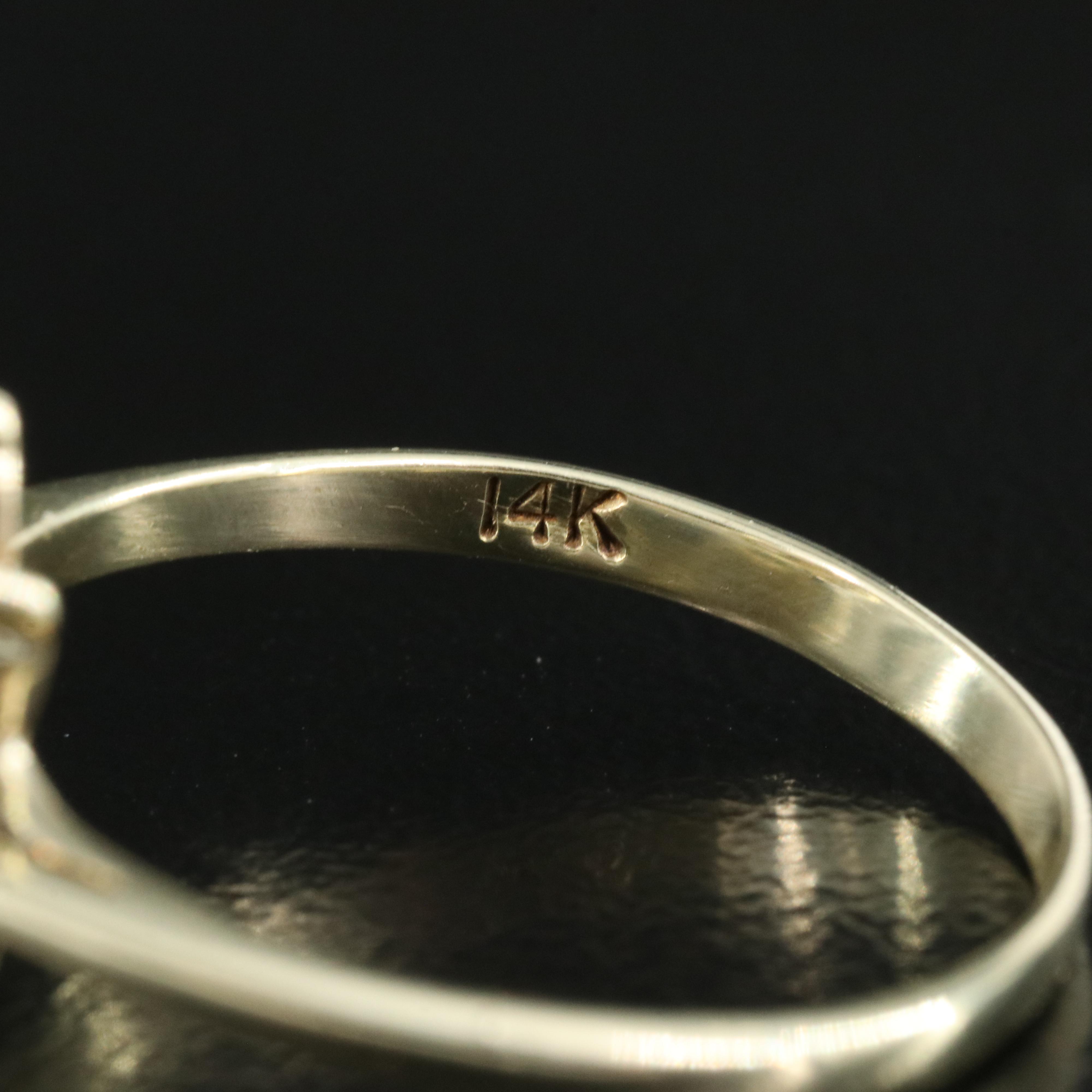 14K Ruby and Diamond Ring