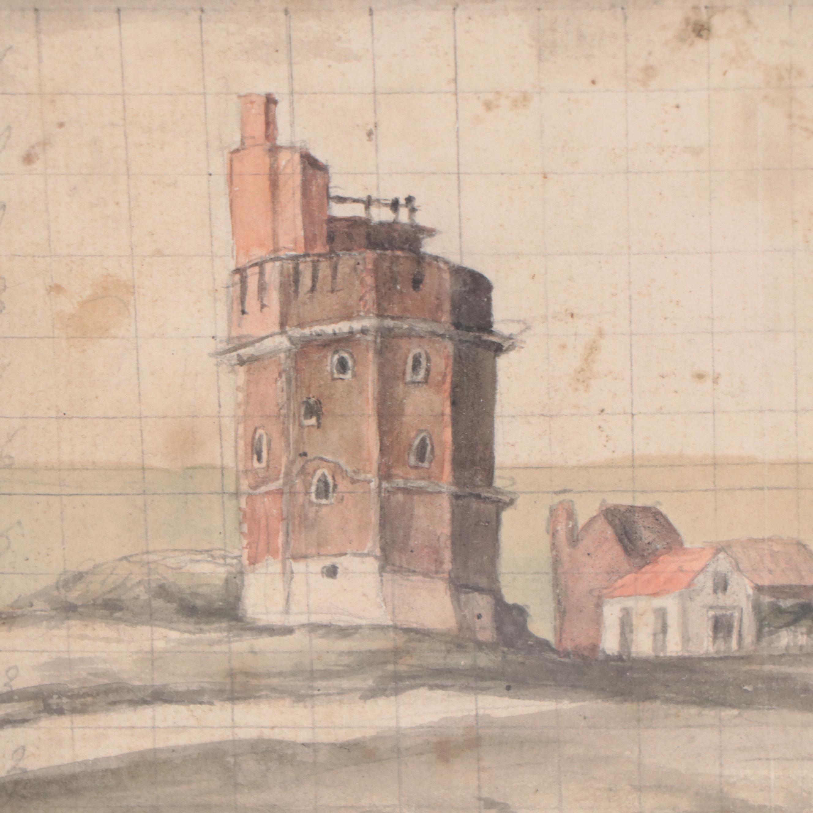 Country and Mountain Landscape Watercolor Paintings