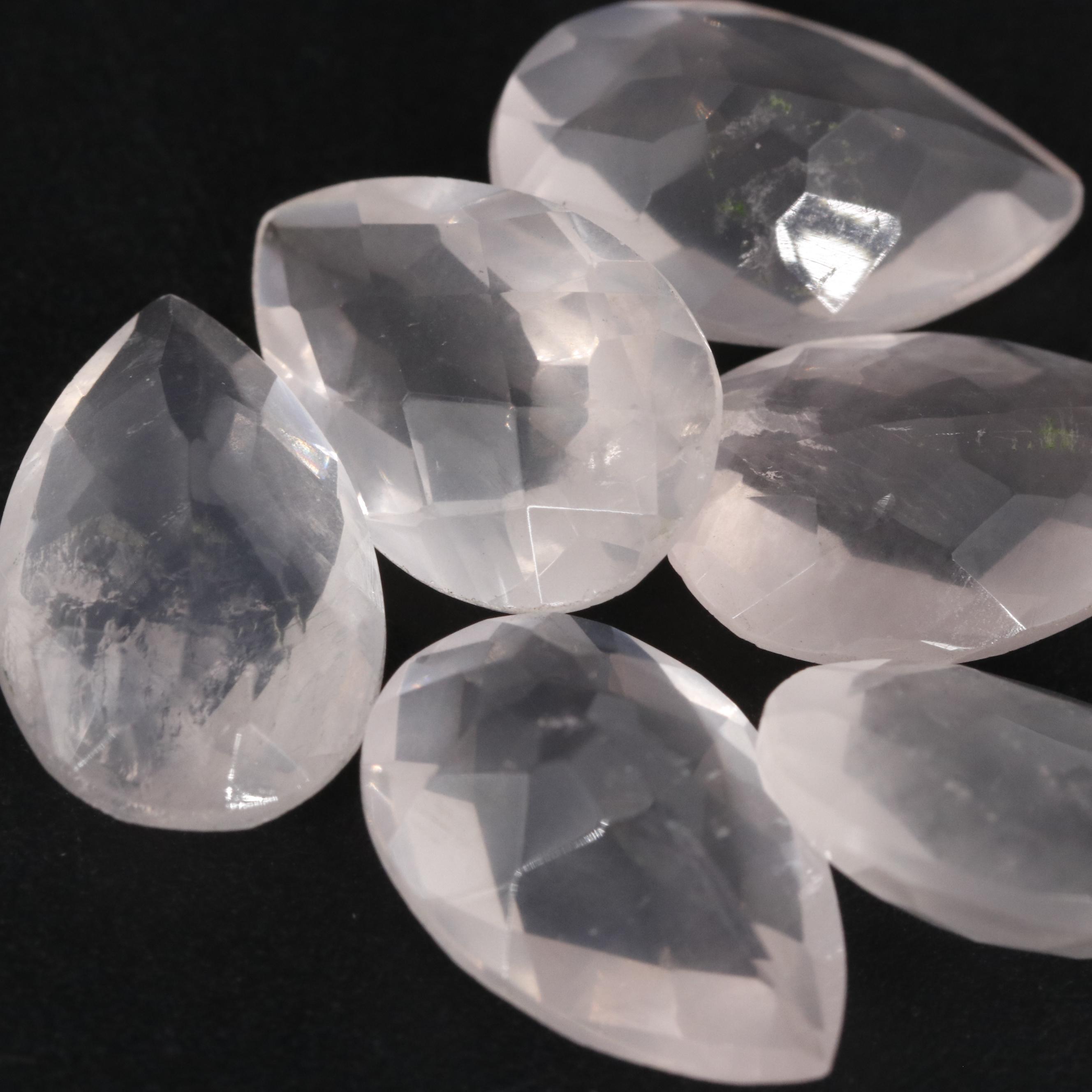 Loose 21.81 CTW Rose Quartz