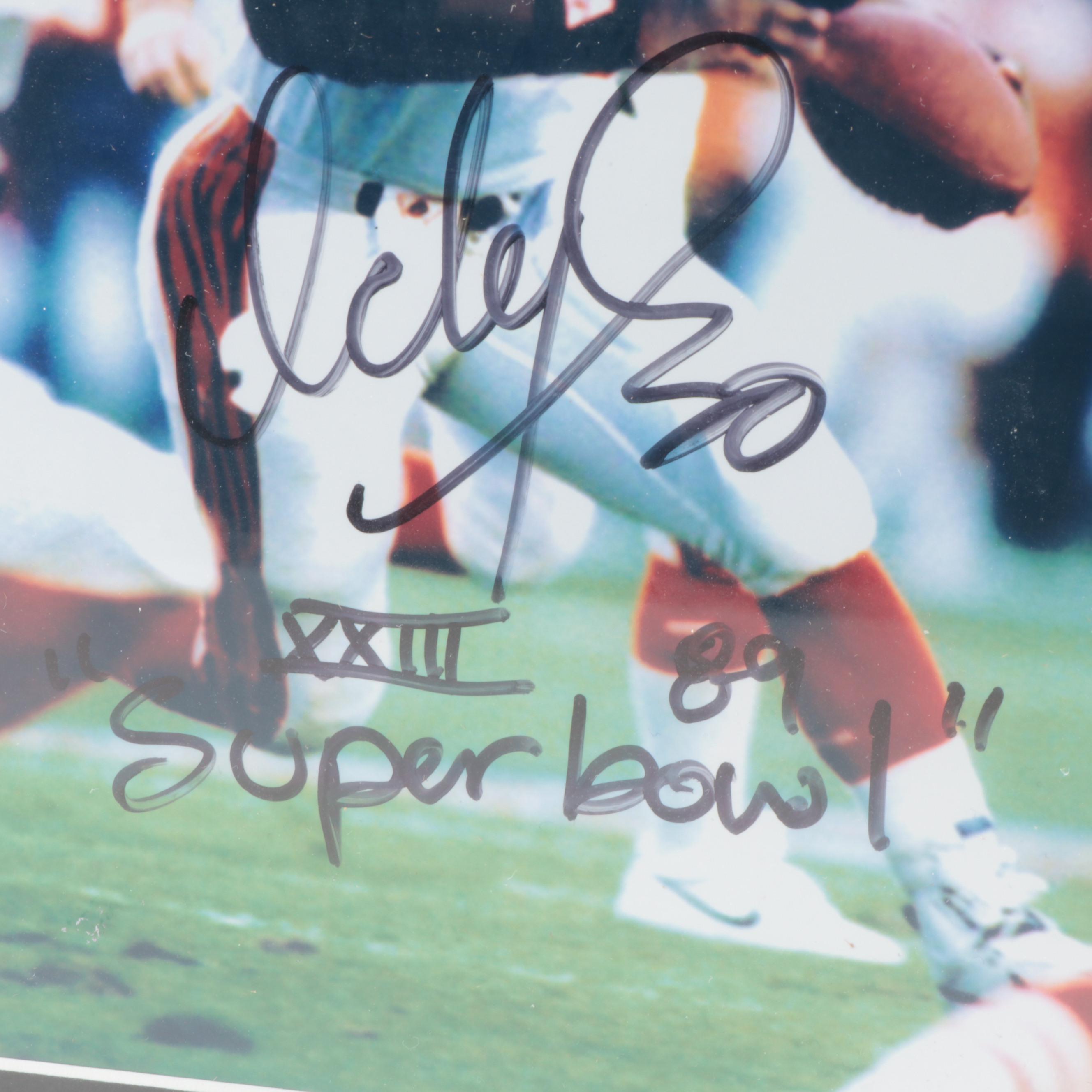 Ickey Woods, Andy Dalton, and Ken Anderson Signed Giclées with Bengals Artwork