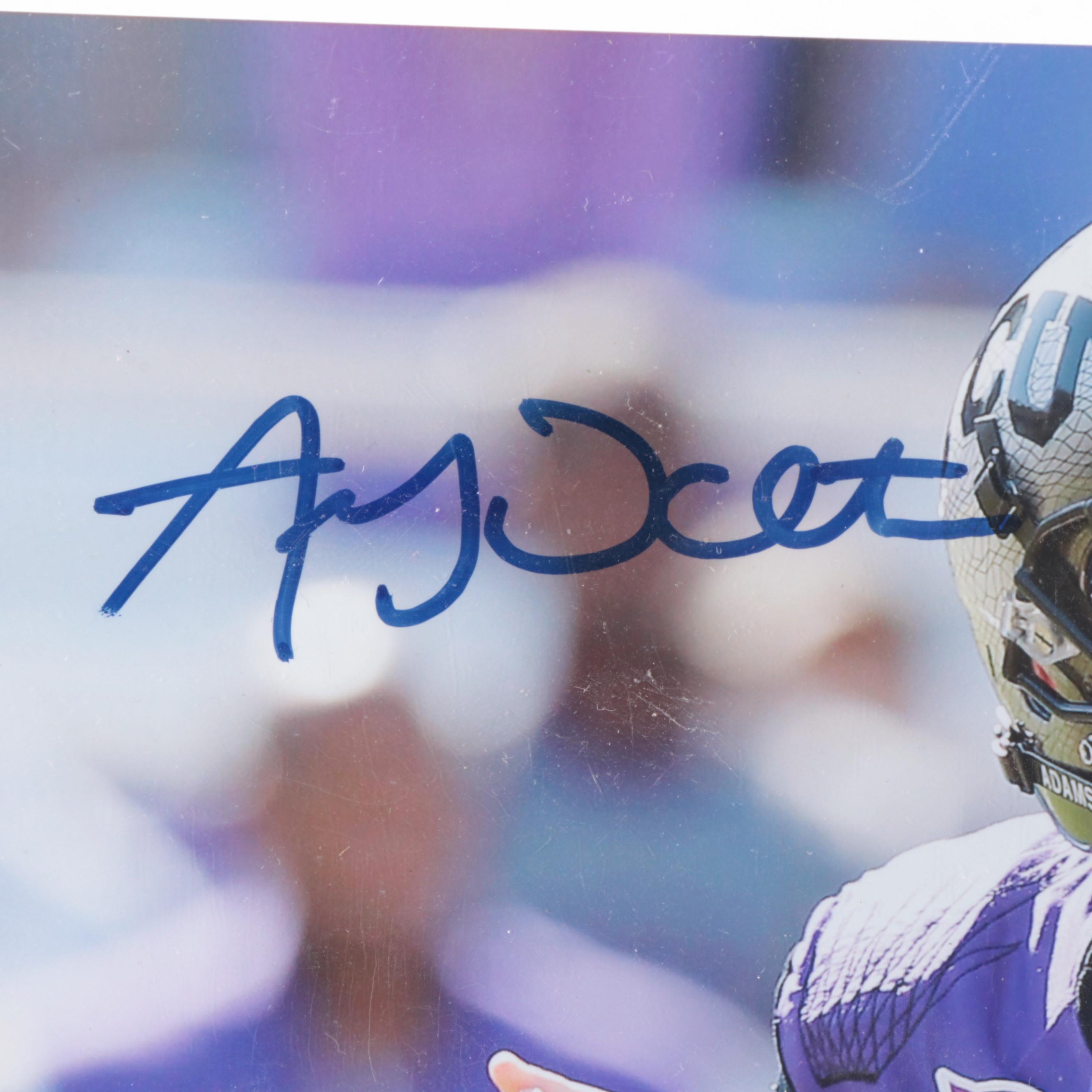 Ickey Woods, Andy Dalton, and Ken Anderson Signed Giclées with Bengals Artwork