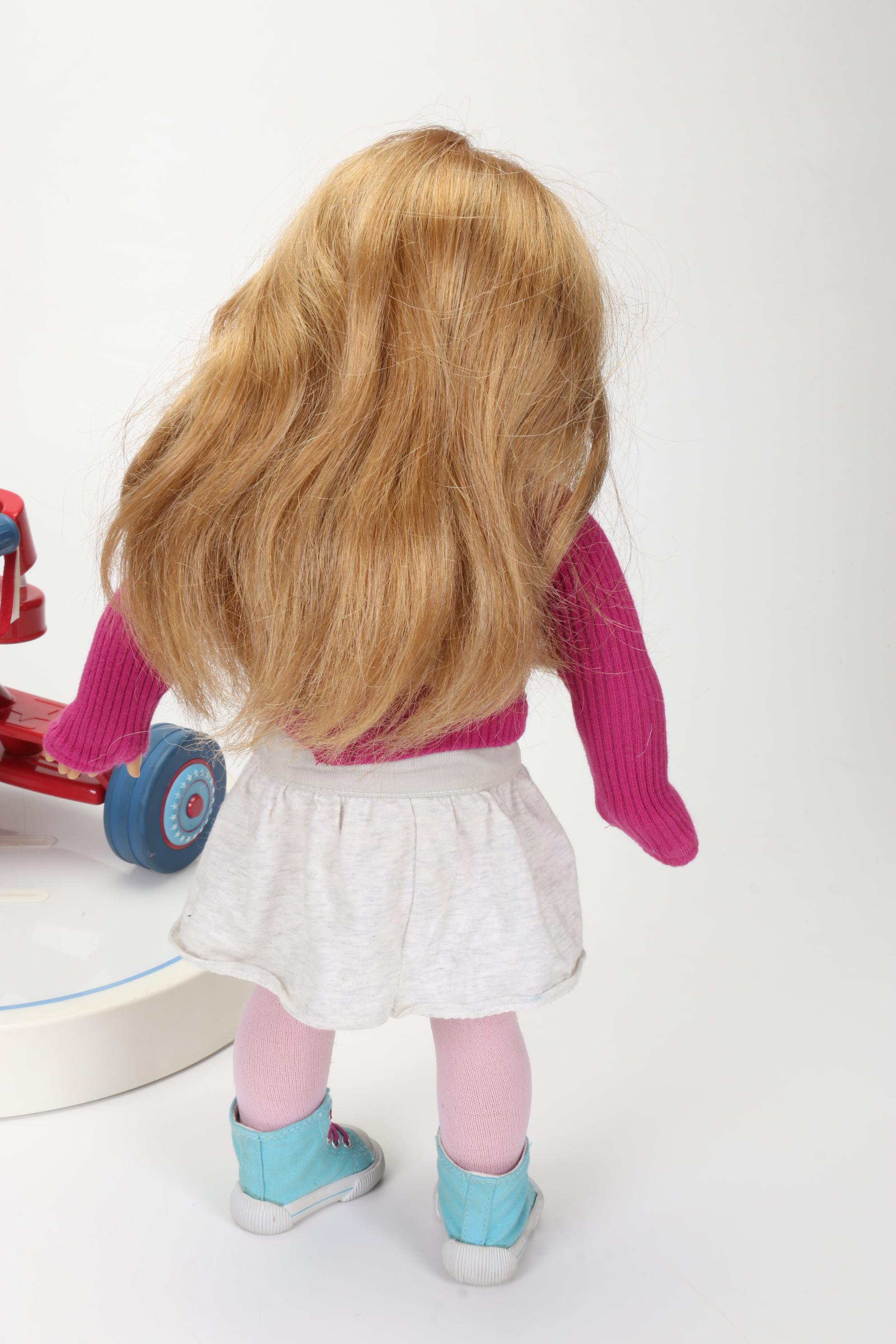 American Girl Doll "Mia" with Skate Club, Tricycle, Bathtub, and Accessories
