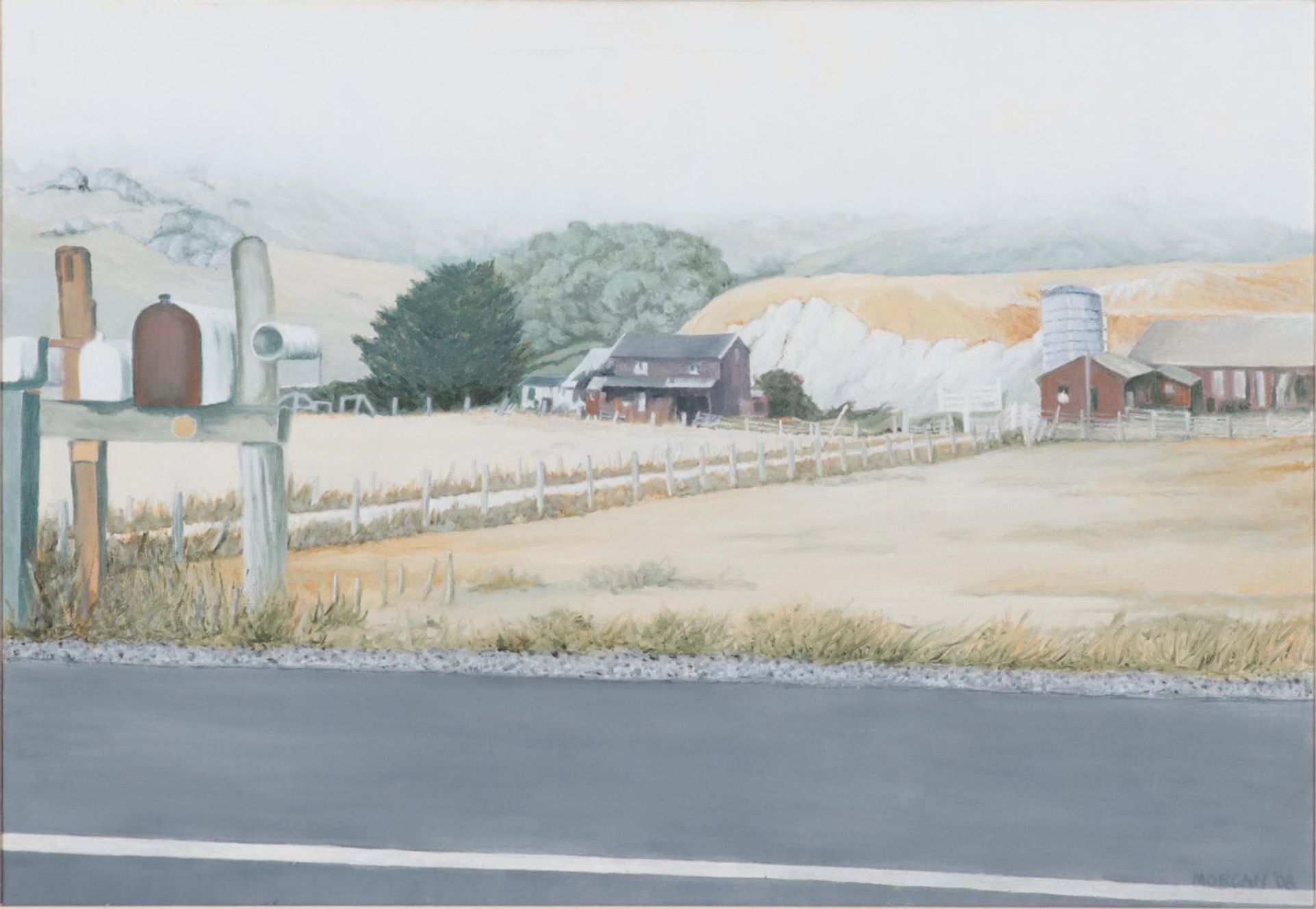 James Morgan Oil Painting "Point Reyes Rural," 2008