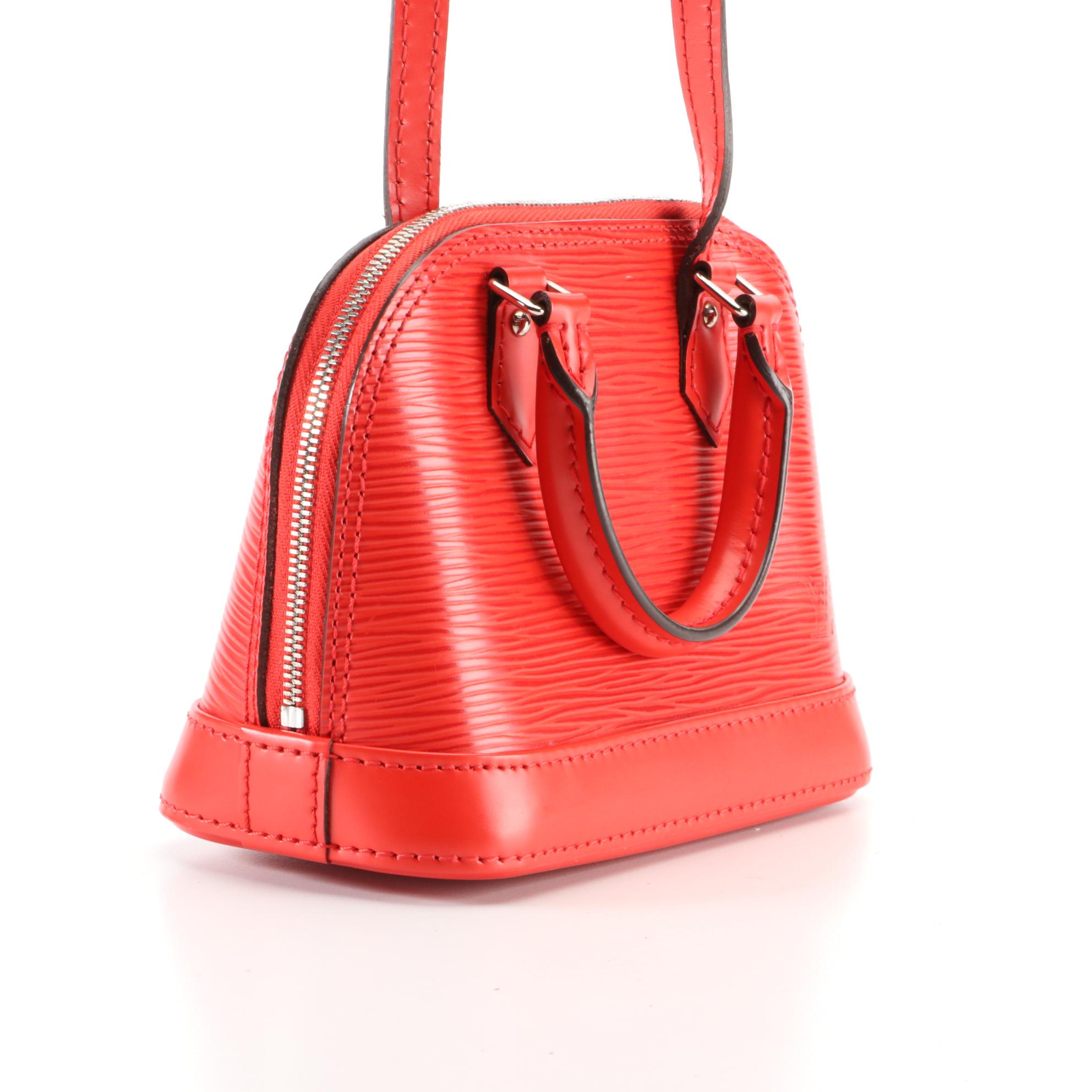 Louis Vuitton Alma Nano Bag in Epi Leather