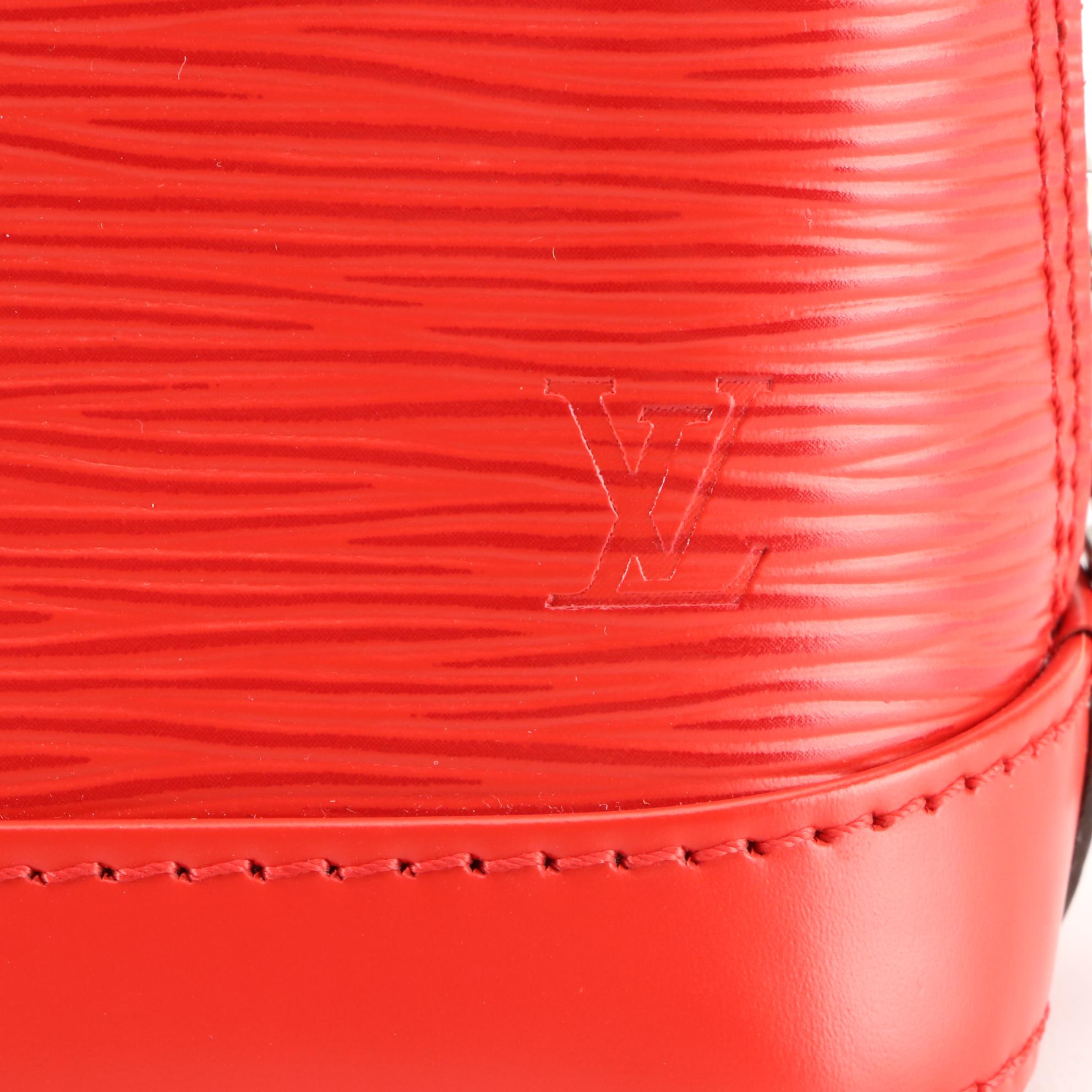 Louis Vuitton Alma Nano Bag in Epi Leather