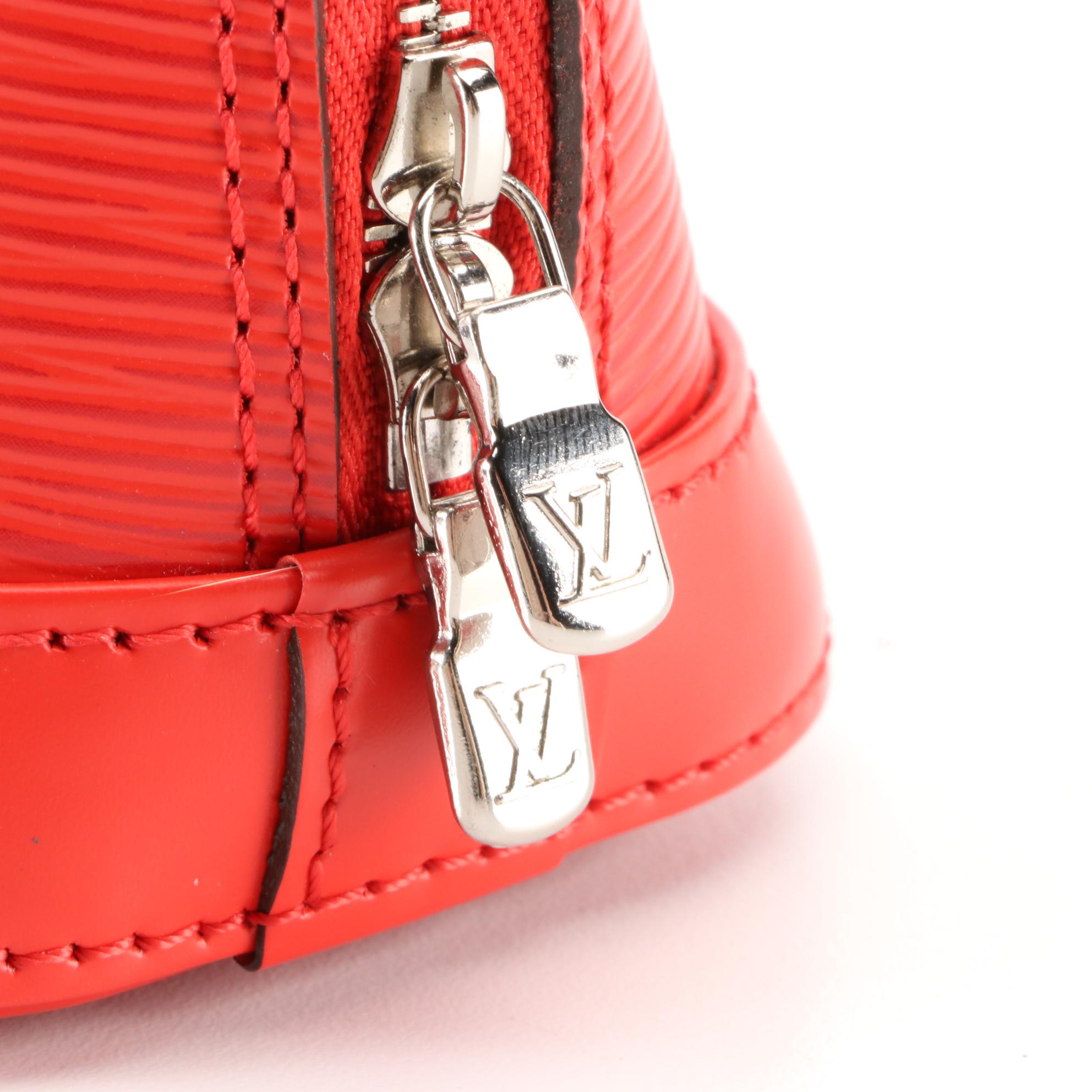 Louis Vuitton Alma Nano Bag in Epi Leather