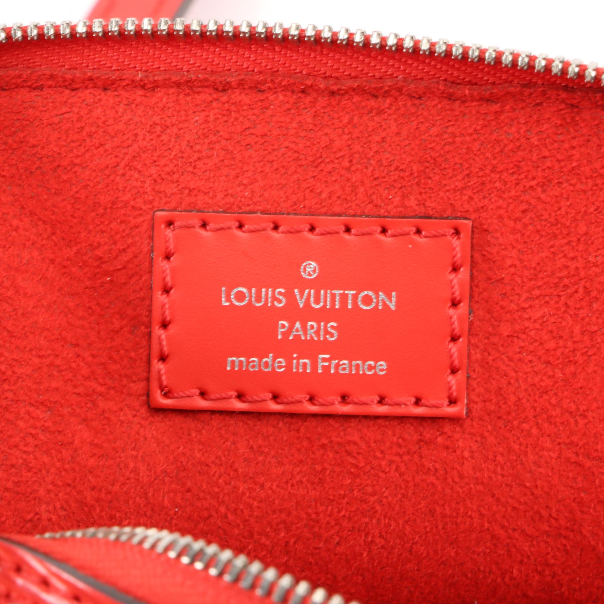 Louis Vuitton Alma Nano Bag in Epi Leather
