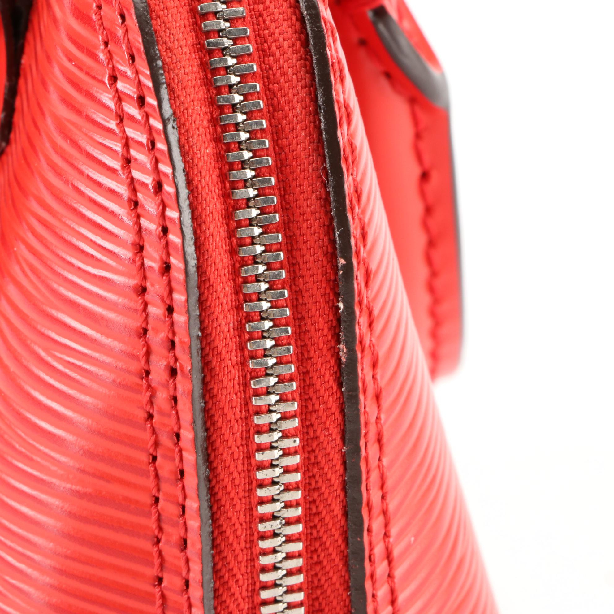 Louis Vuitton Alma Nano Bag in Epi Leather