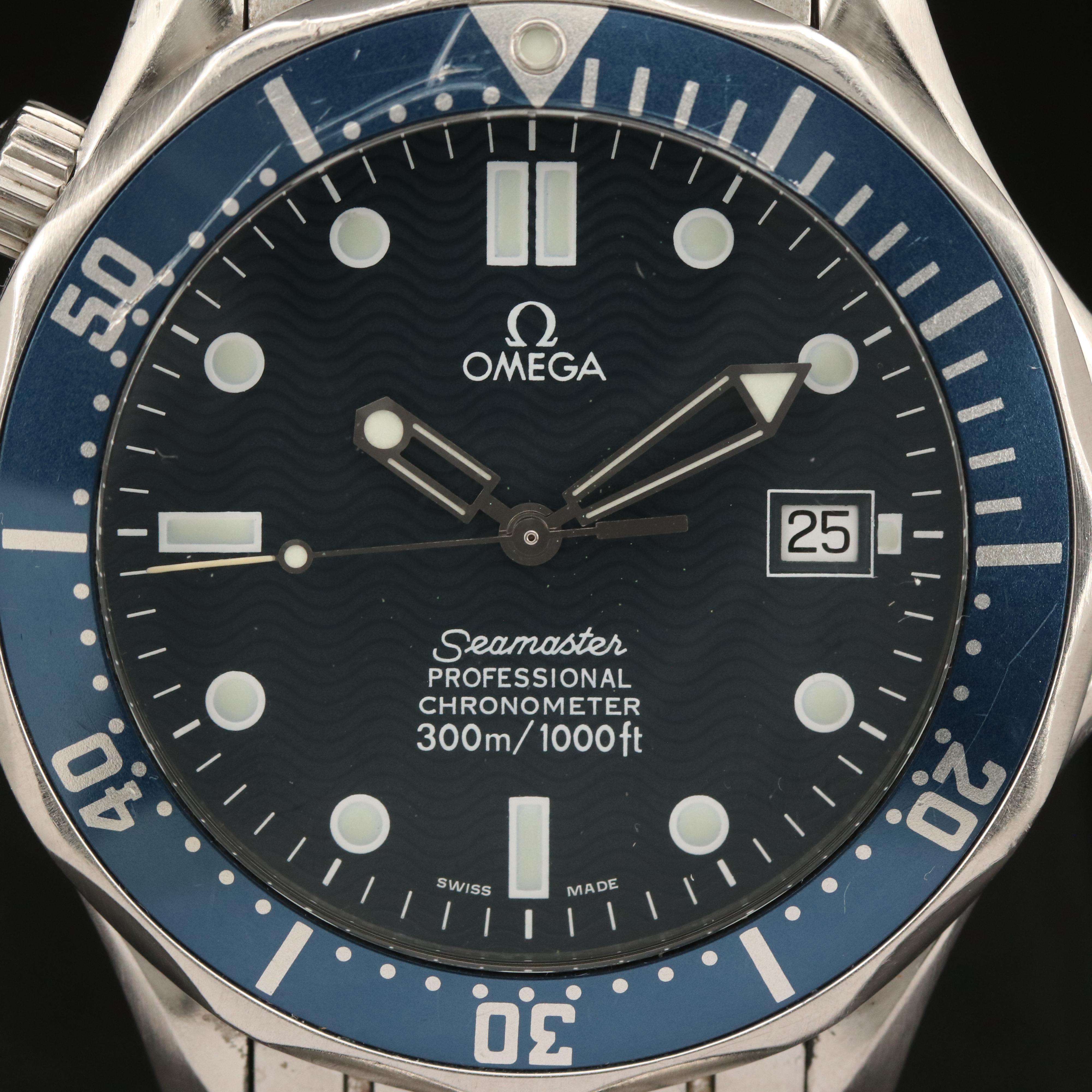 1999 Omega Seamaster Professional 300 Automatic Watch
