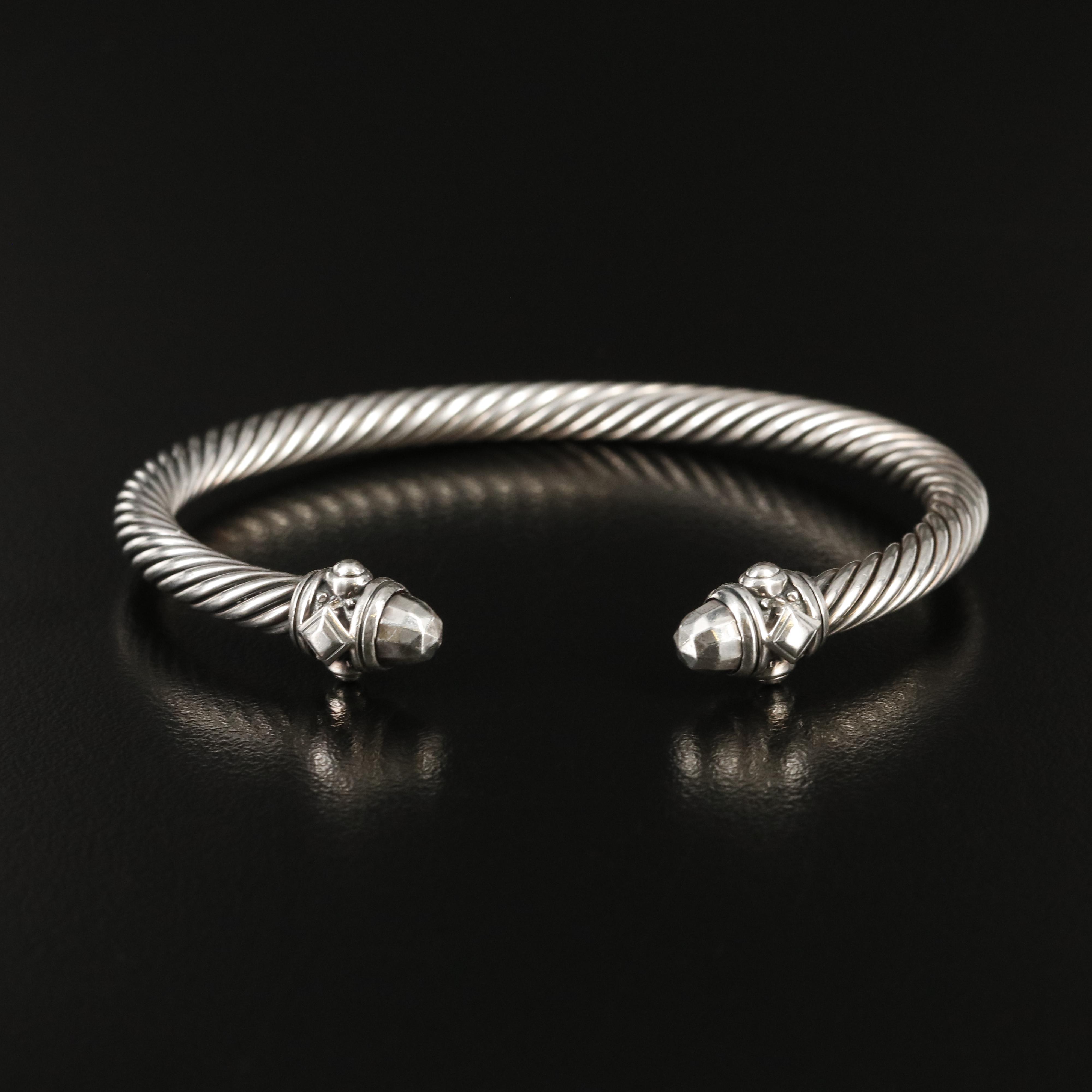 David Yurman Sterling Cable Cuff