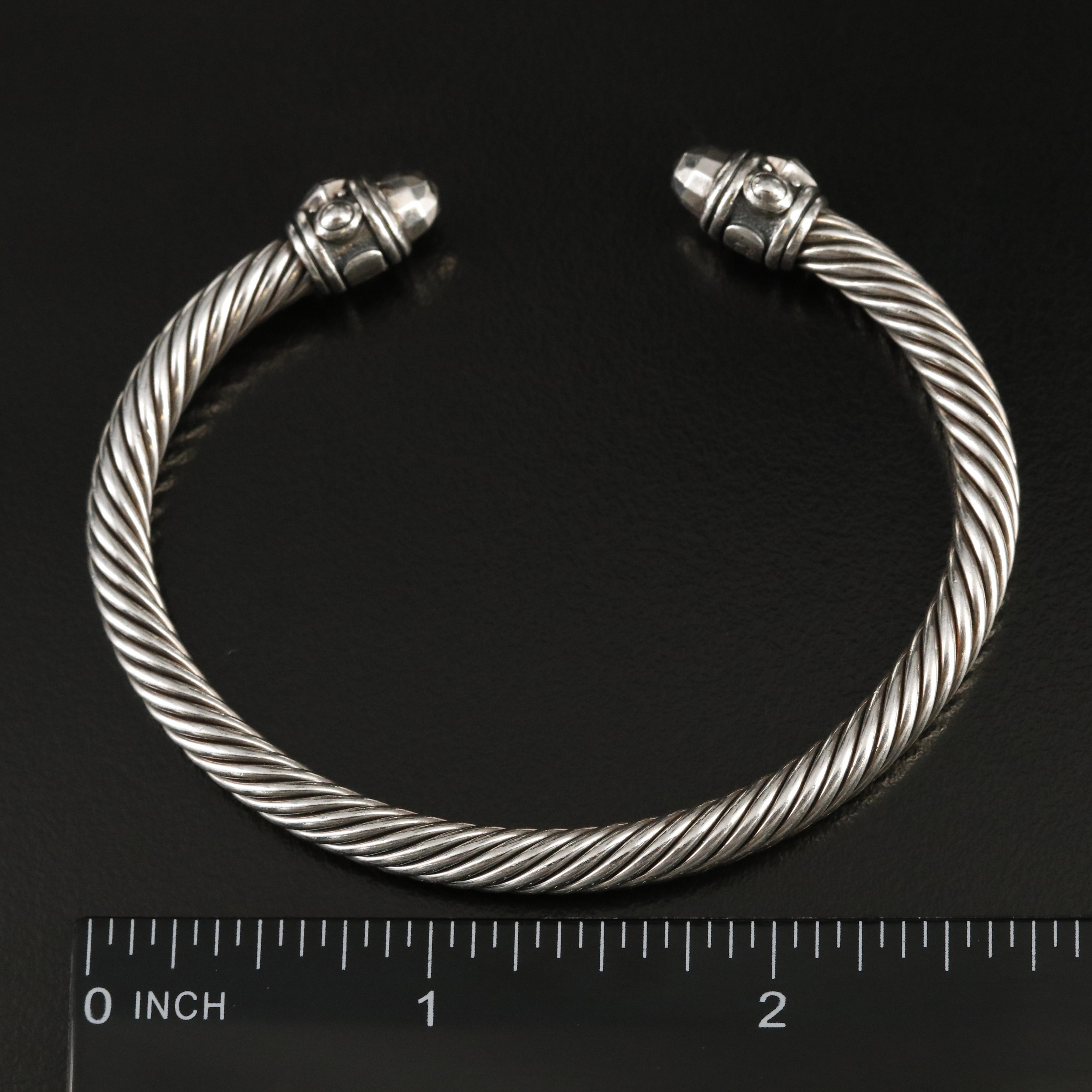 David Yurman Sterling Cable Cuff