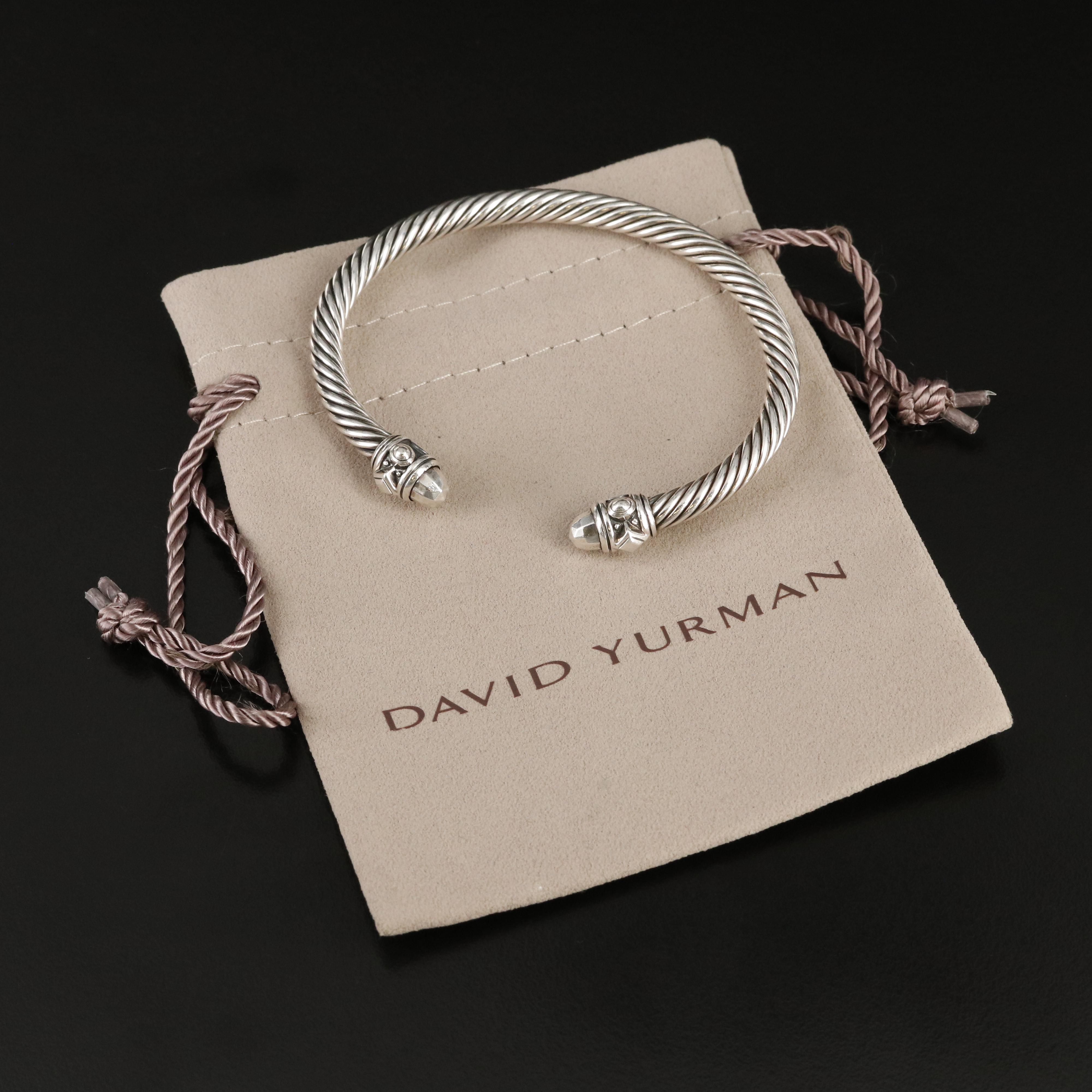 David Yurman Sterling Cable Cuff
