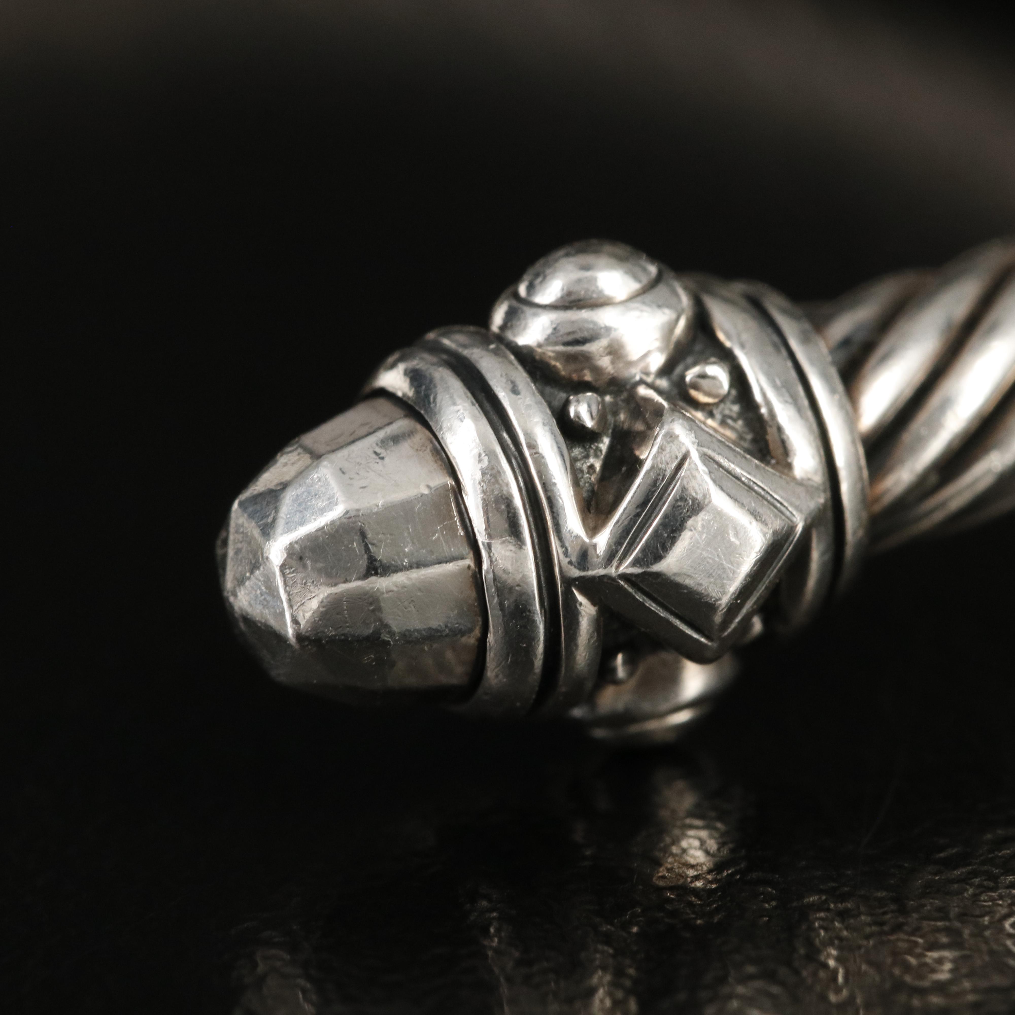 David Yurman Sterling Cable Cuff