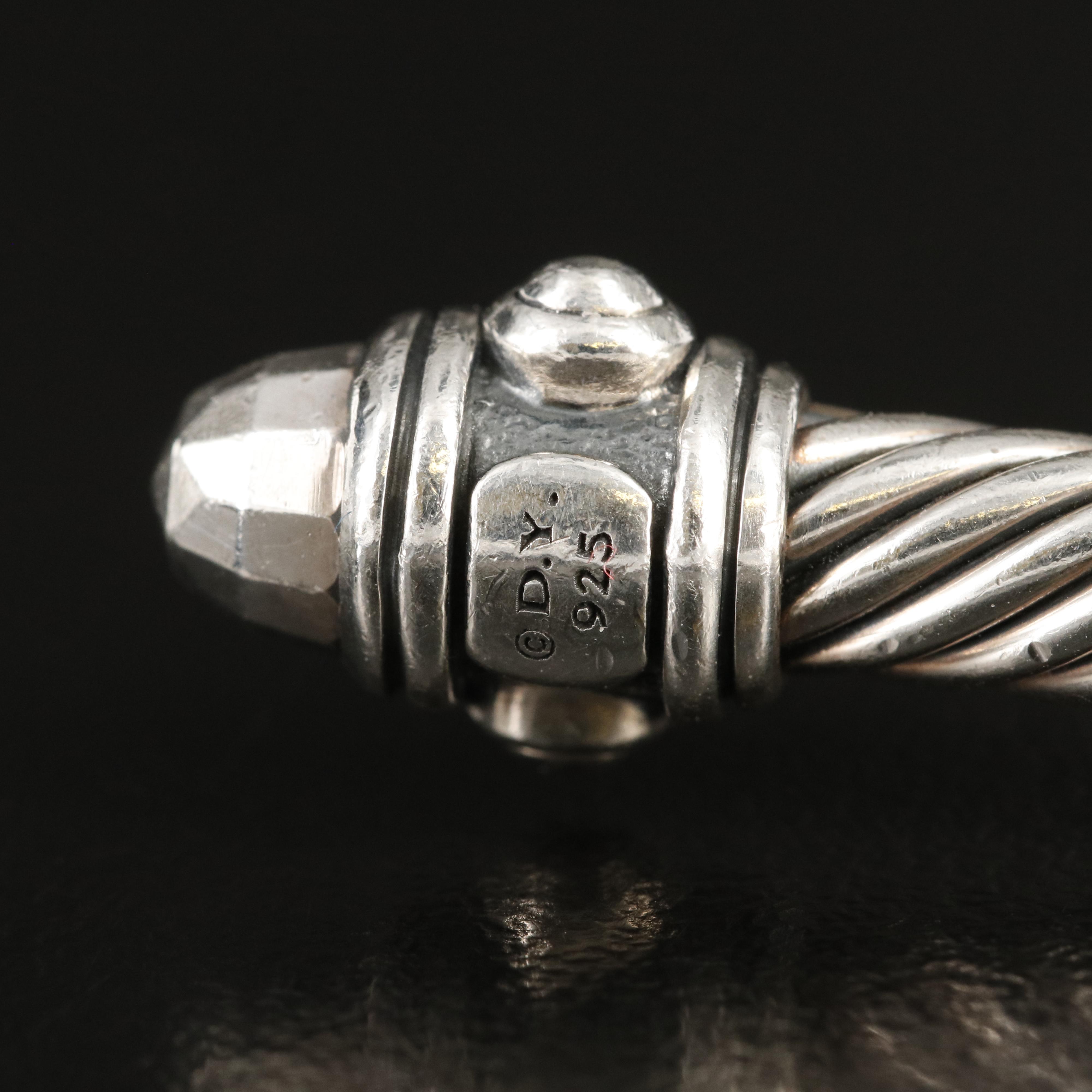 David Yurman Sterling Cable Cuff