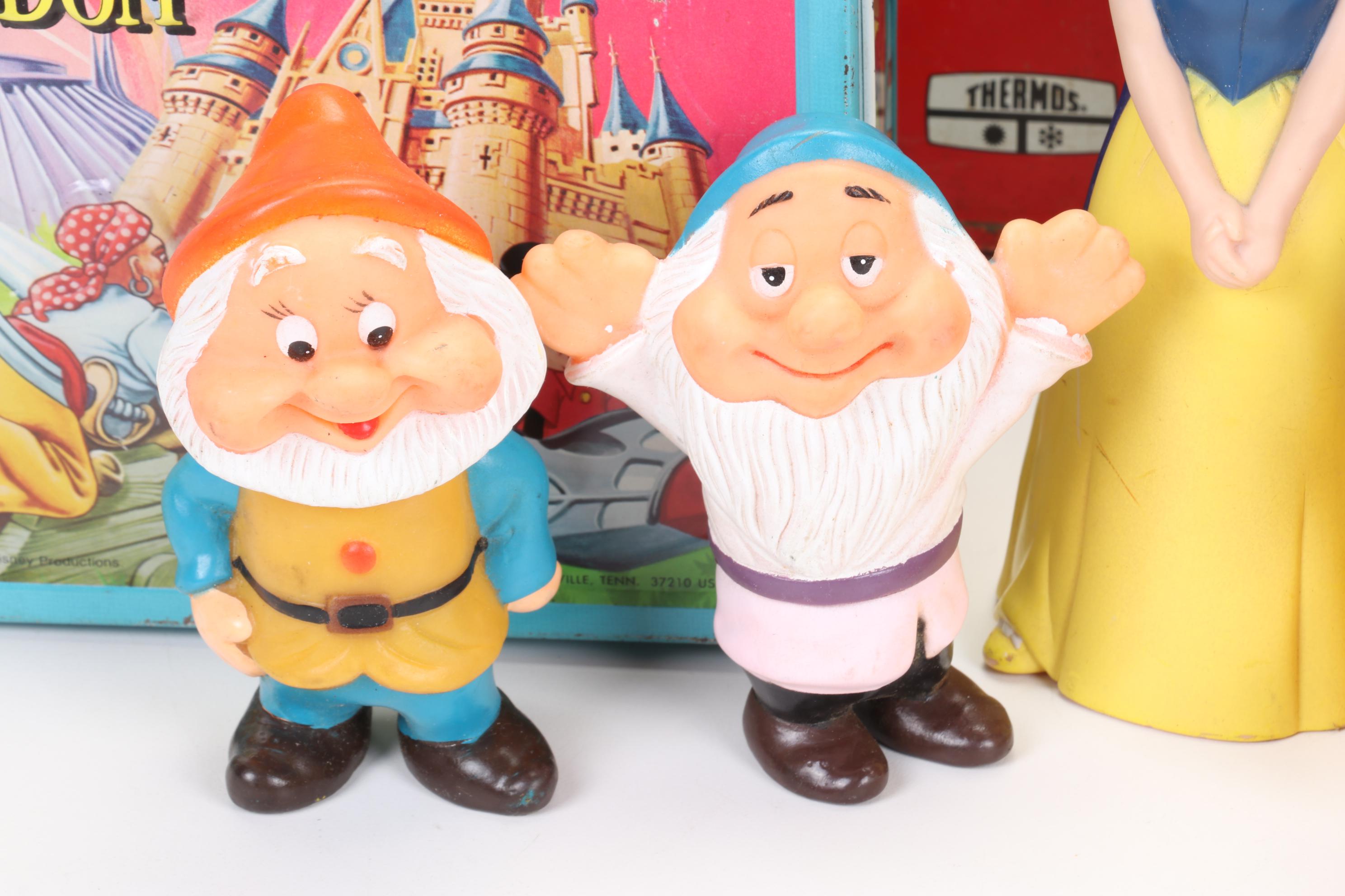 Disneyland Pinball Game, Snow White Toys and Tin Litho Lunchboxes