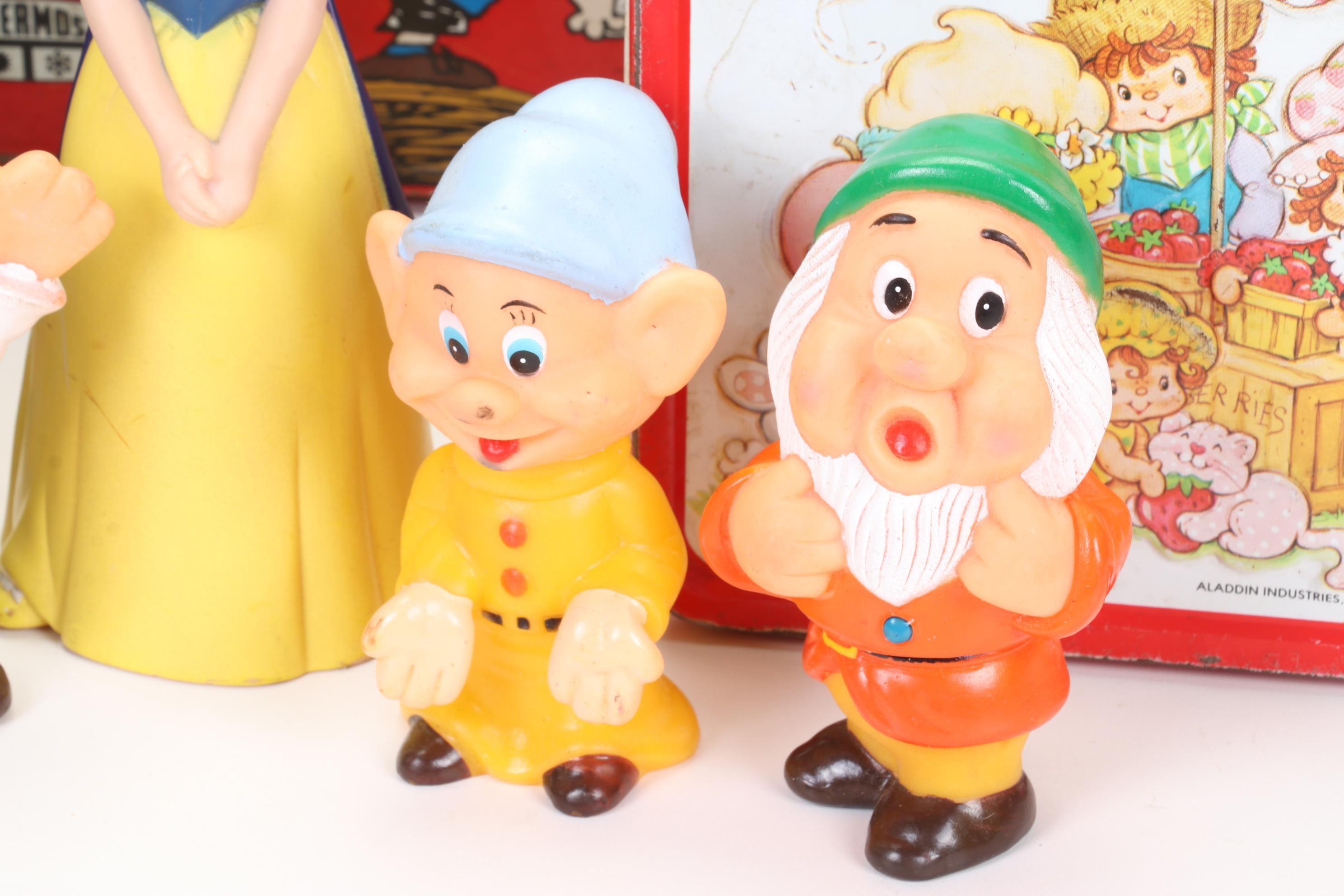 Disneyland Pinball Game, Snow White Toys and Tin Litho Lunchboxes