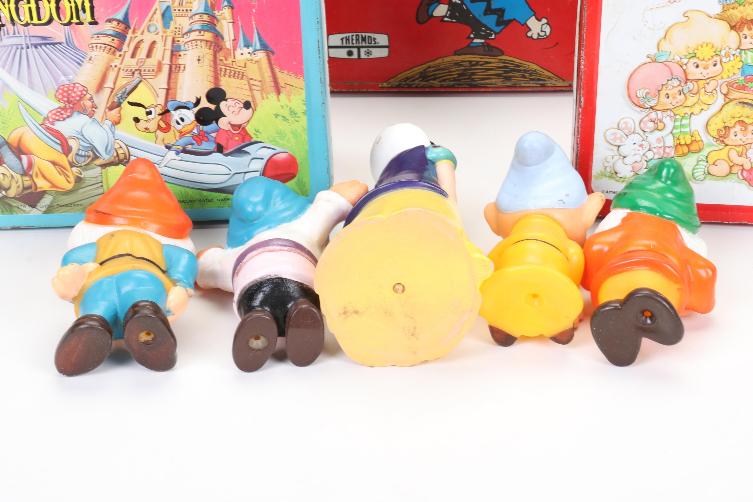 Disneyland Pinball Game, Snow White Toys and Tin Litho Lunchboxes