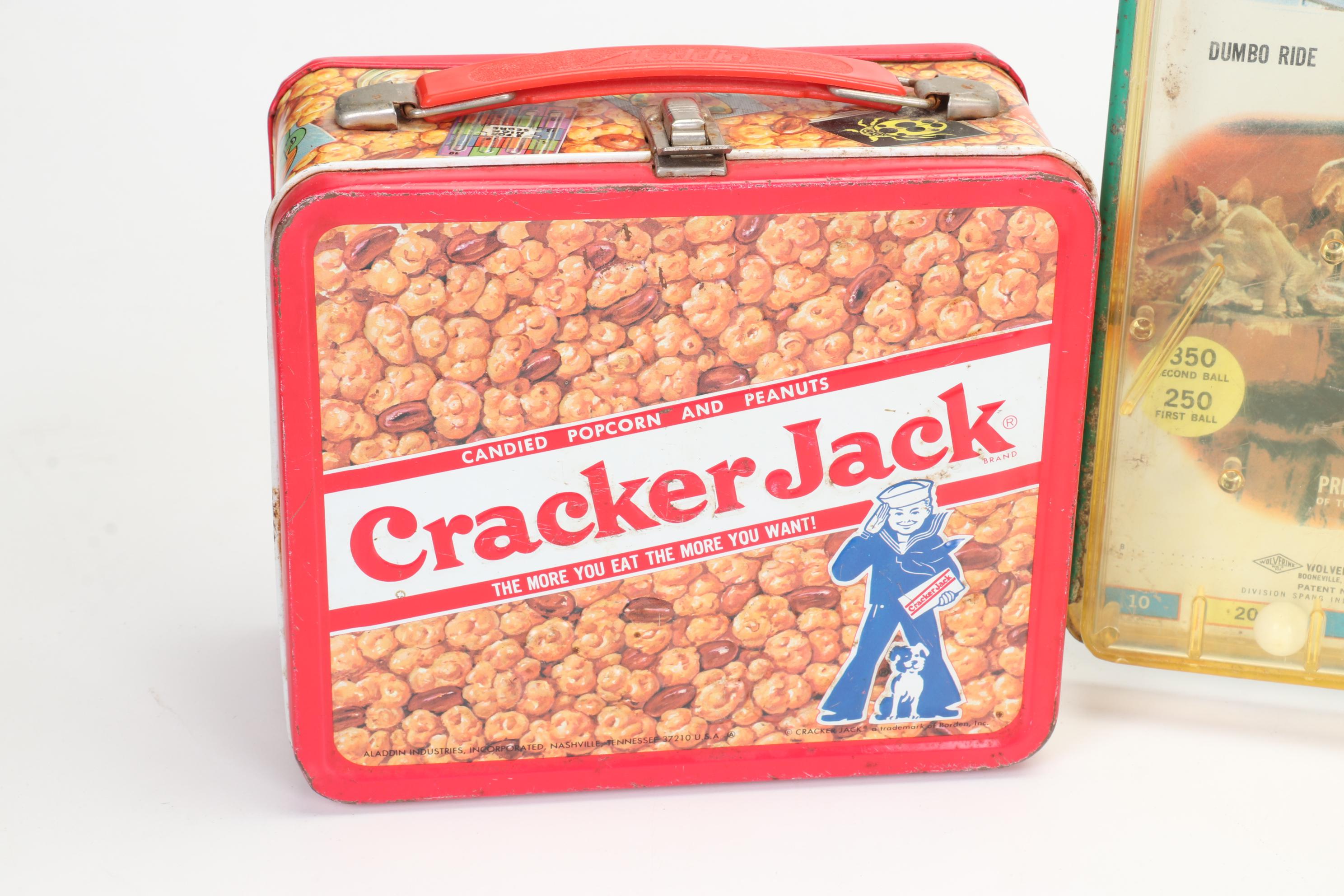 Disneyland Pinball Game, Snow White Toys and Tin Litho Lunchboxes