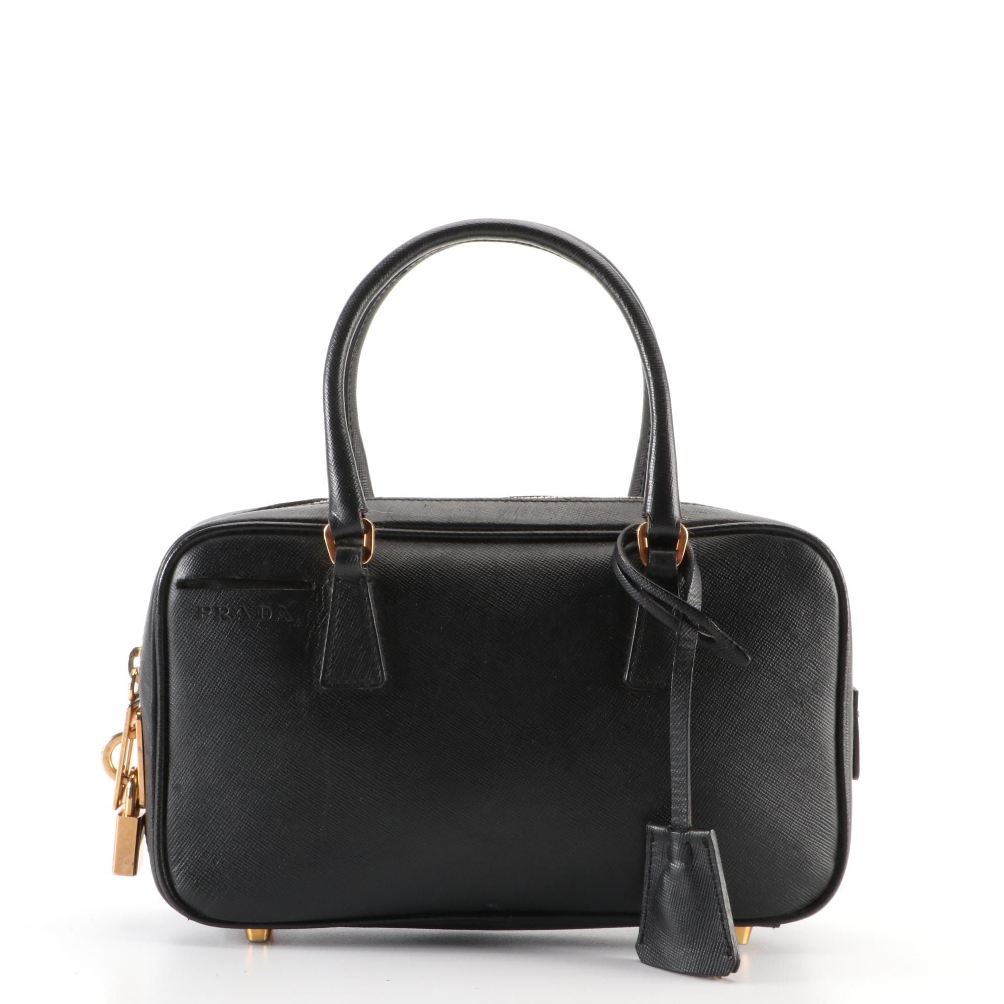 Prada Saffiano Leather Two-Way Handbag
