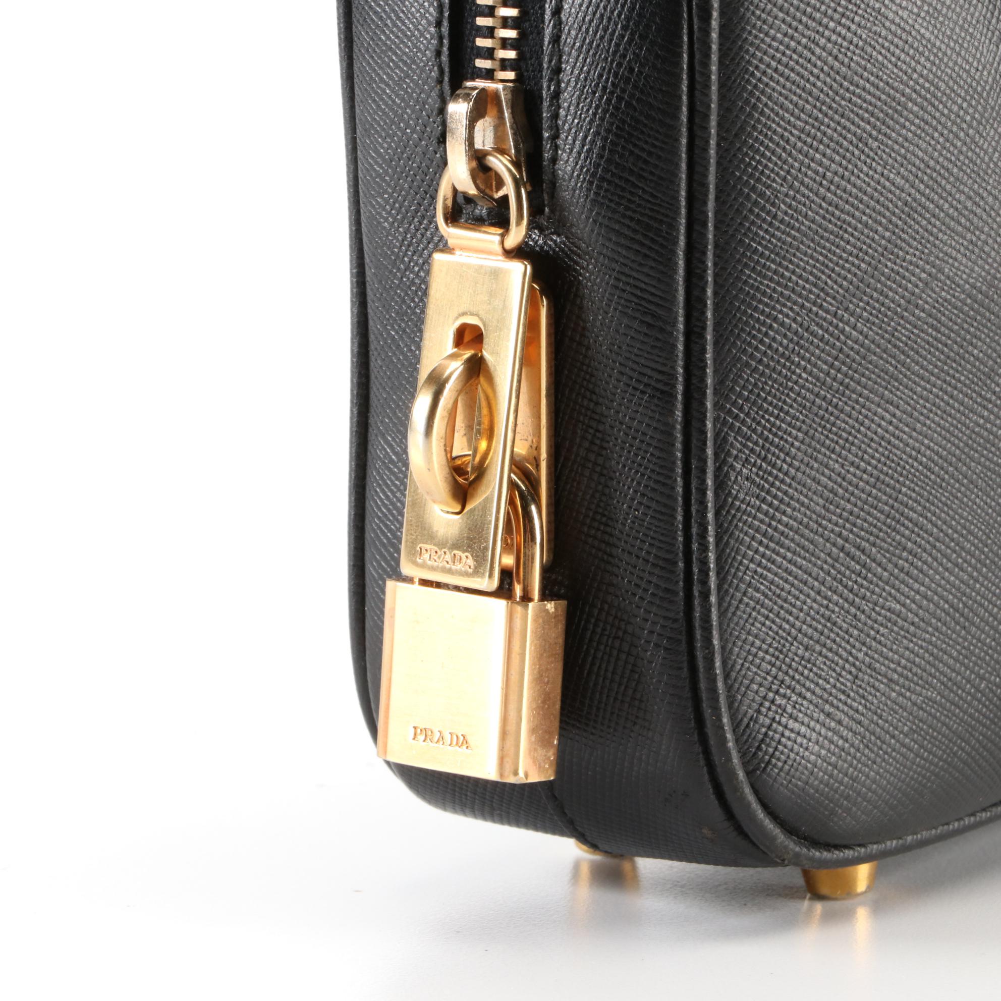 Prada Saffiano Leather Two-Way Handbag