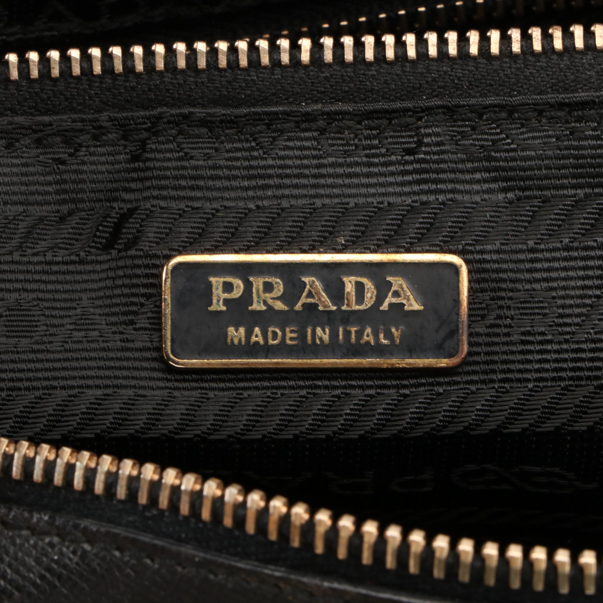 Prada Saffiano Leather Two-Way Handbag