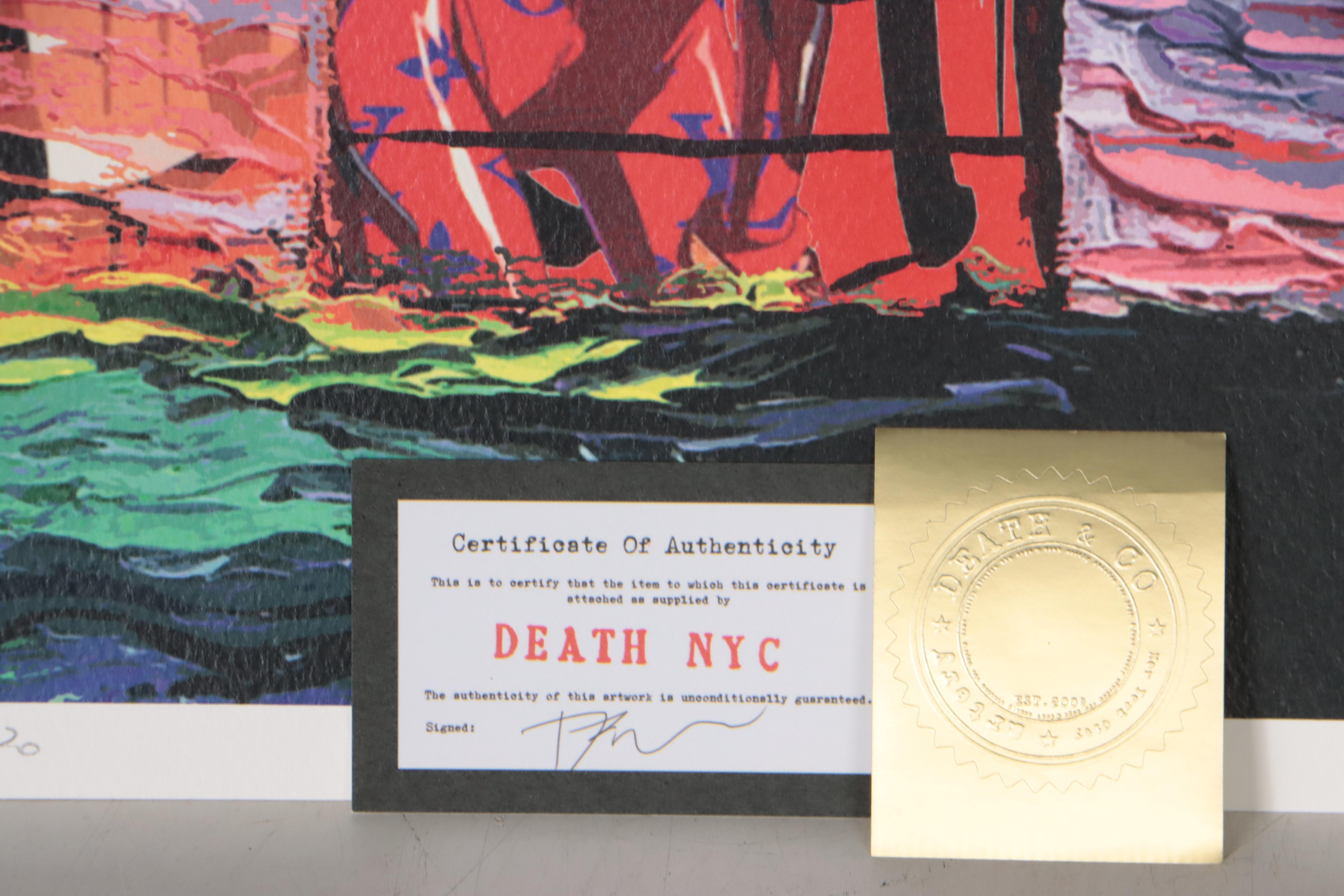 Death NYC Pop Art Graphic Print, 2020