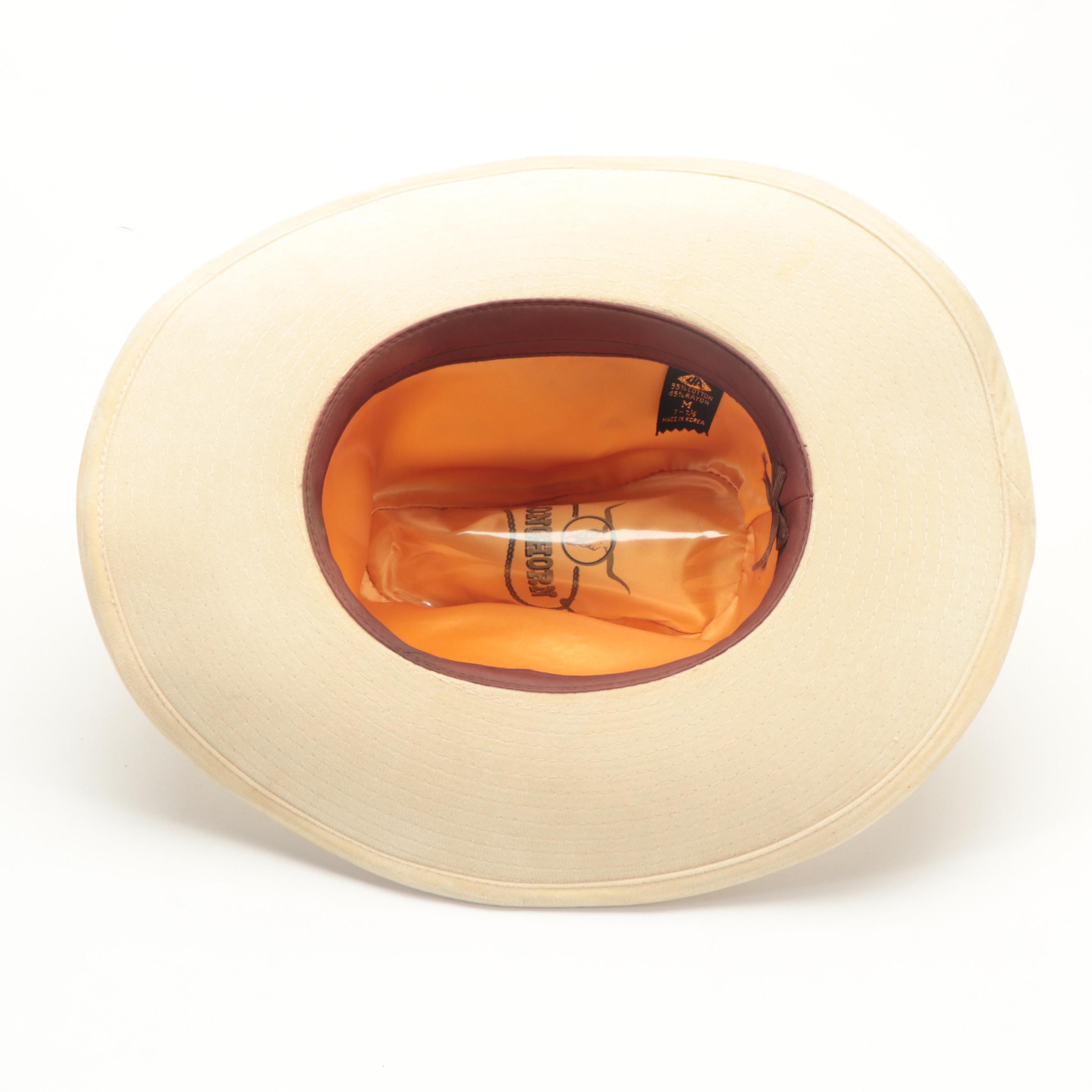 YA Longhorn Faux Suede Western Hat