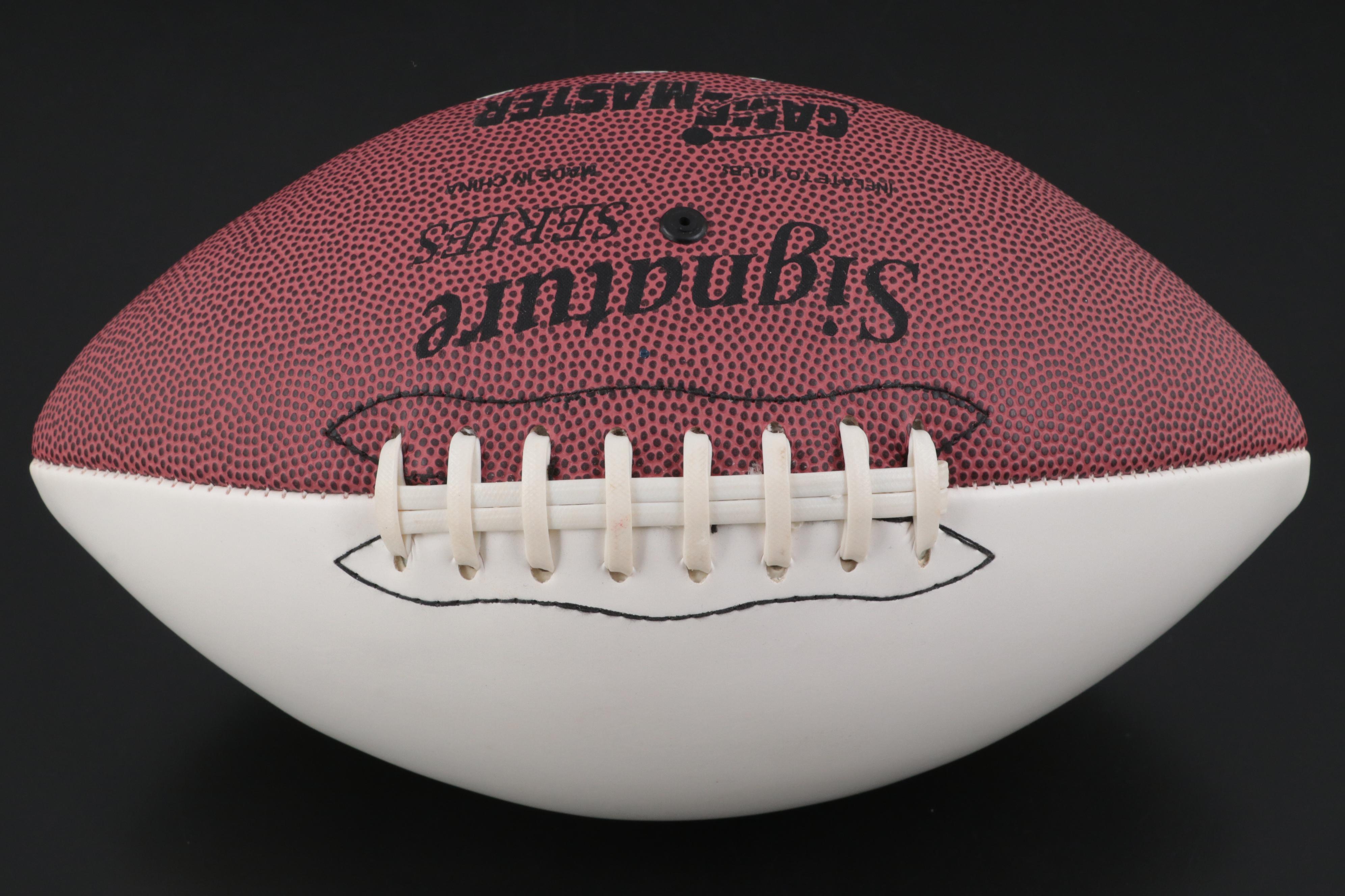 Cincinnati Bengals Anthony Muñoz and "Big Daddy" Wilkerson Signed Footballs