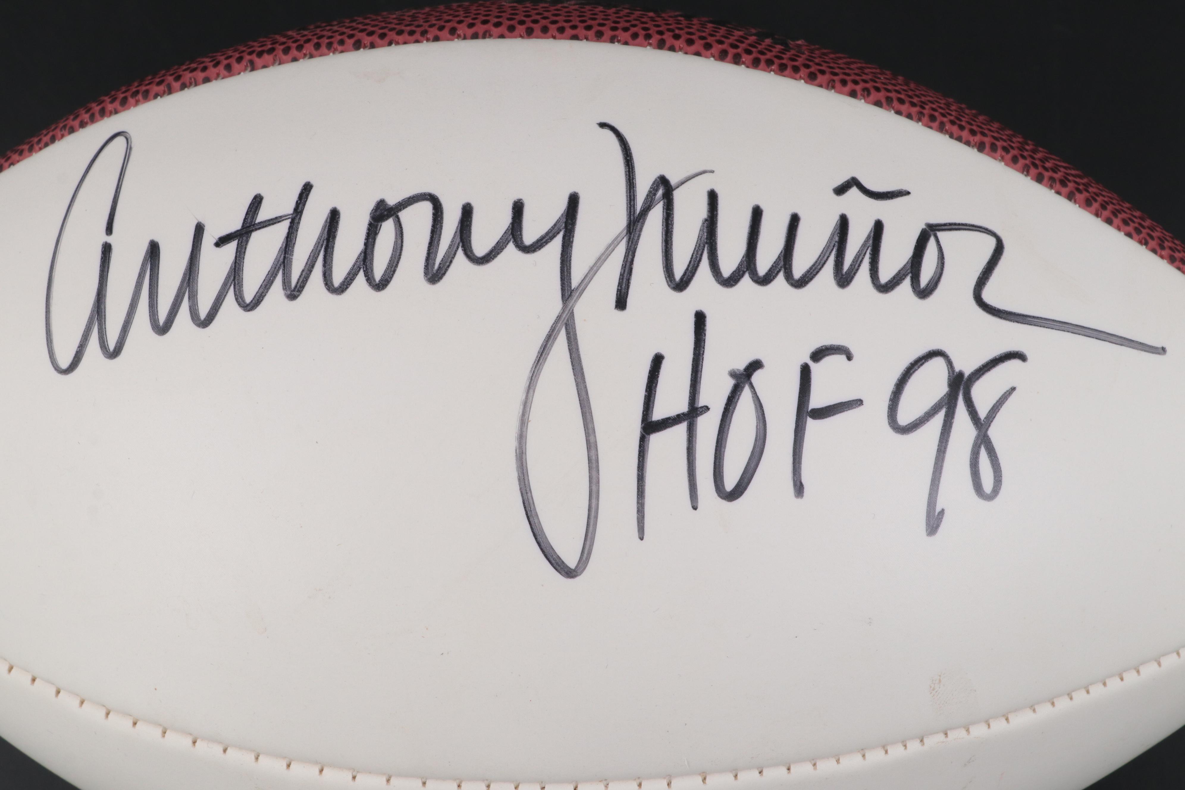 Cincinnati Bengals Anthony Muñoz and "Big Daddy" Wilkerson Signed Footballs