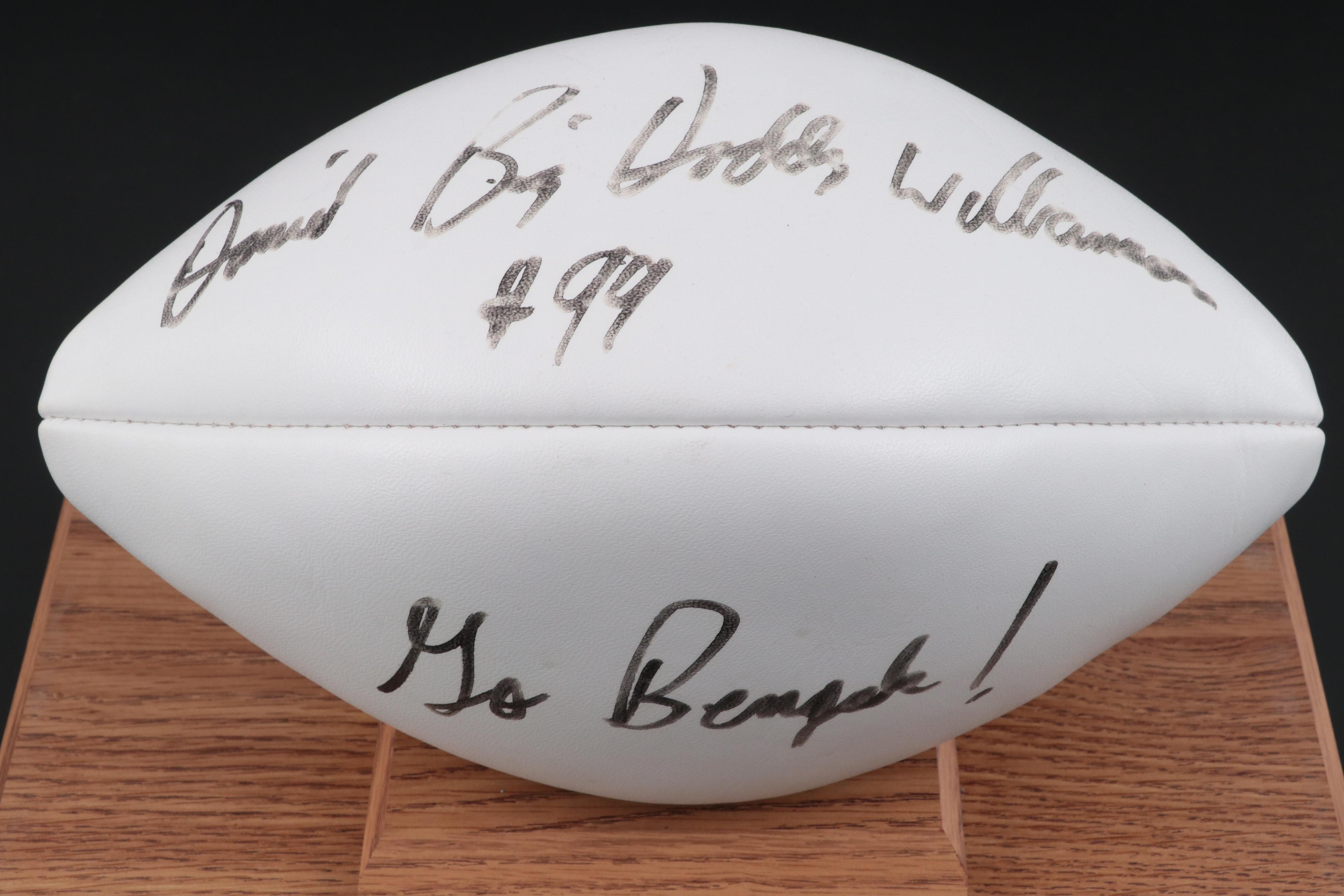 Cincinnati Bengals Anthony Muñoz and "Big Daddy" Wilkerson Signed Footballs