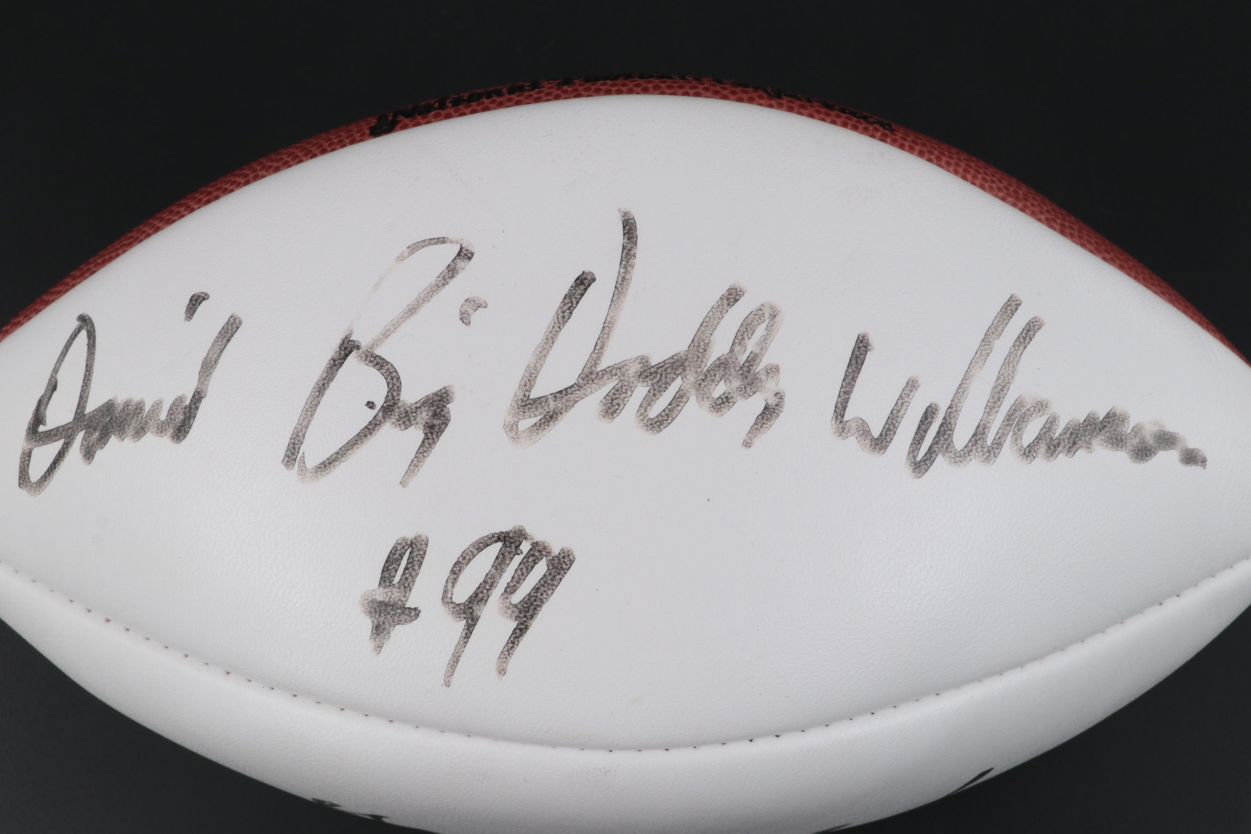 Cincinnati Bengals Anthony Muñoz and "Big Daddy" Wilkerson Signed Footballs