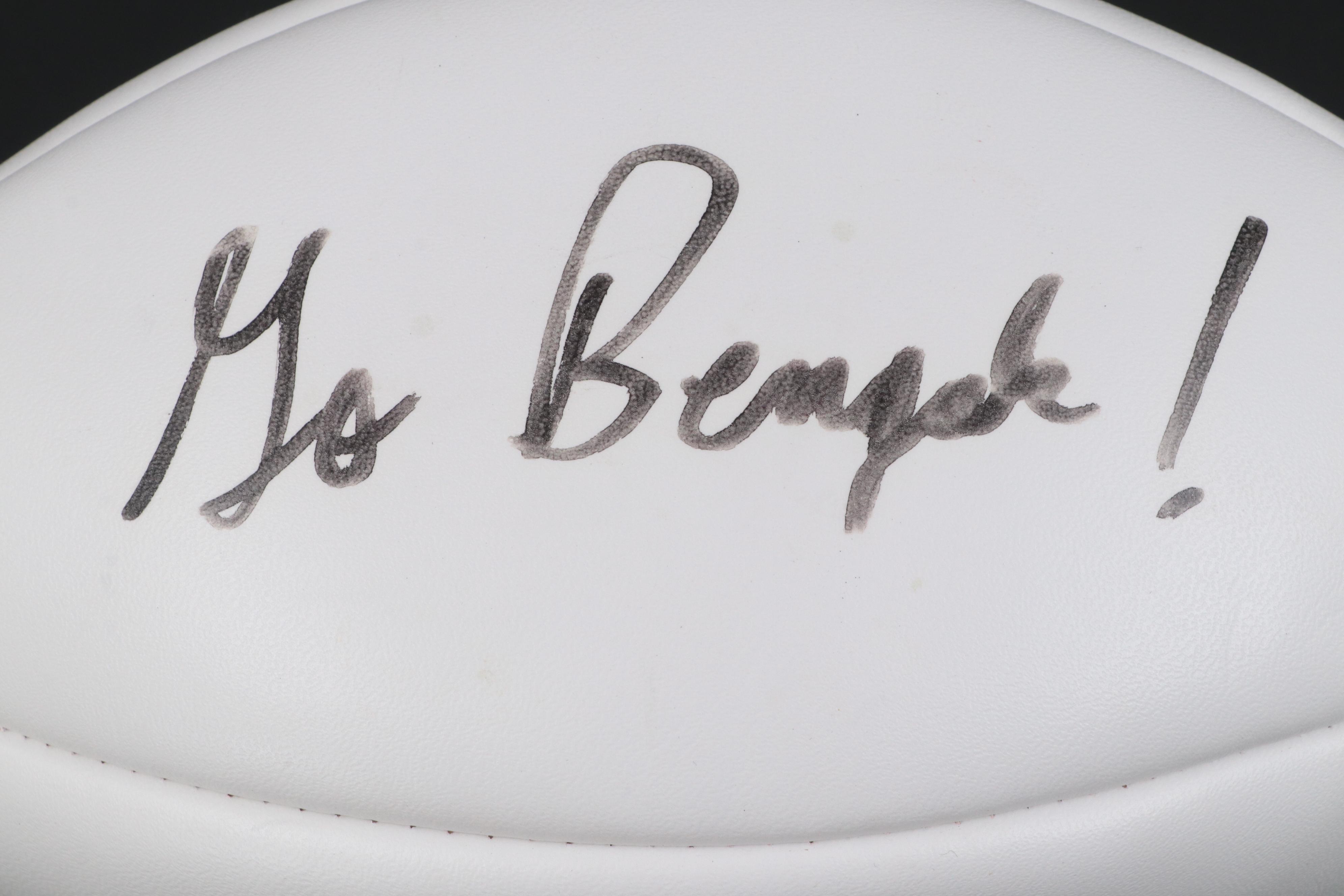 Cincinnati Bengals Anthony Muñoz and "Big Daddy" Wilkerson Signed Footballs