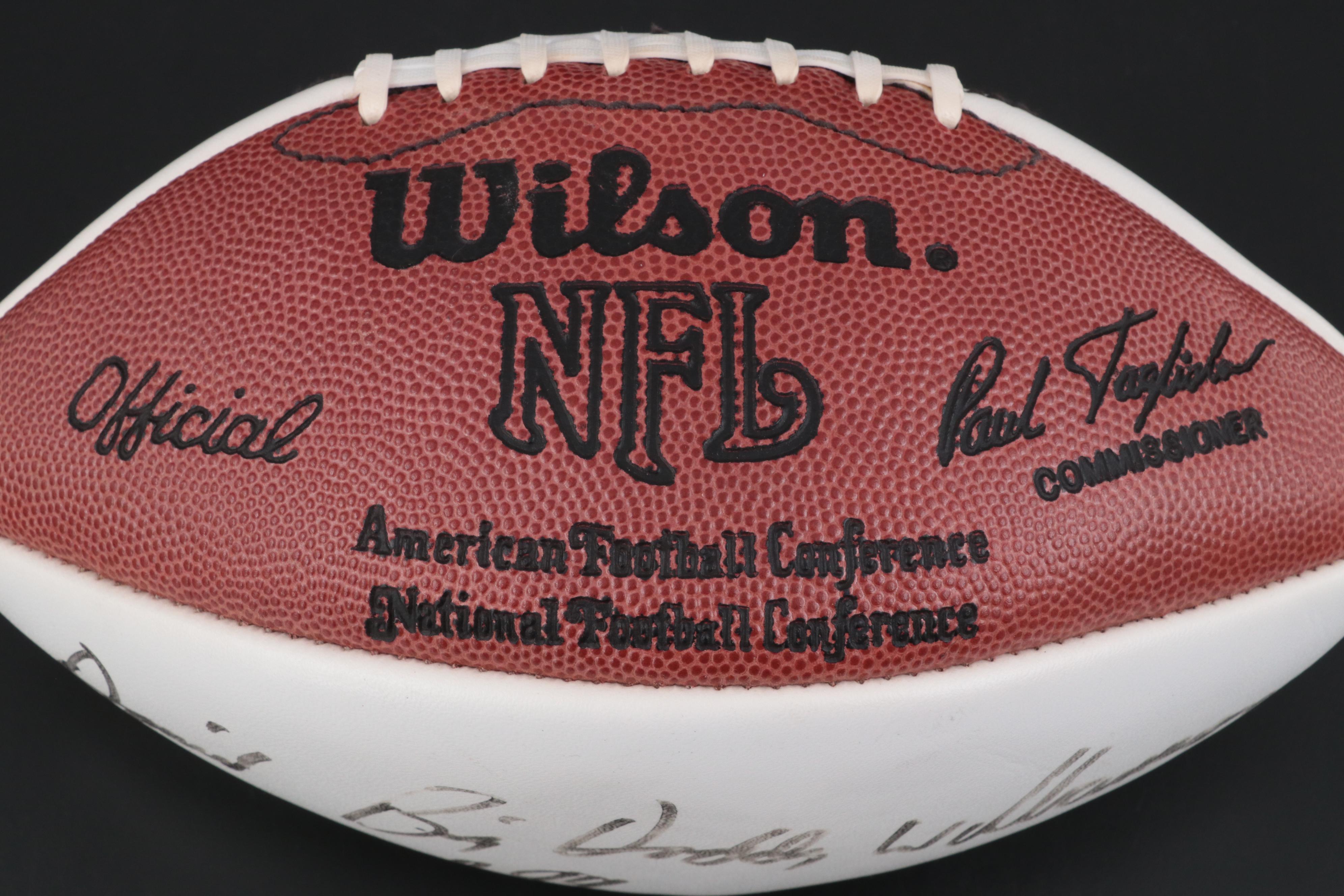 Cincinnati Bengals Anthony Muñoz and "Big Daddy" Wilkerson Signed Footballs