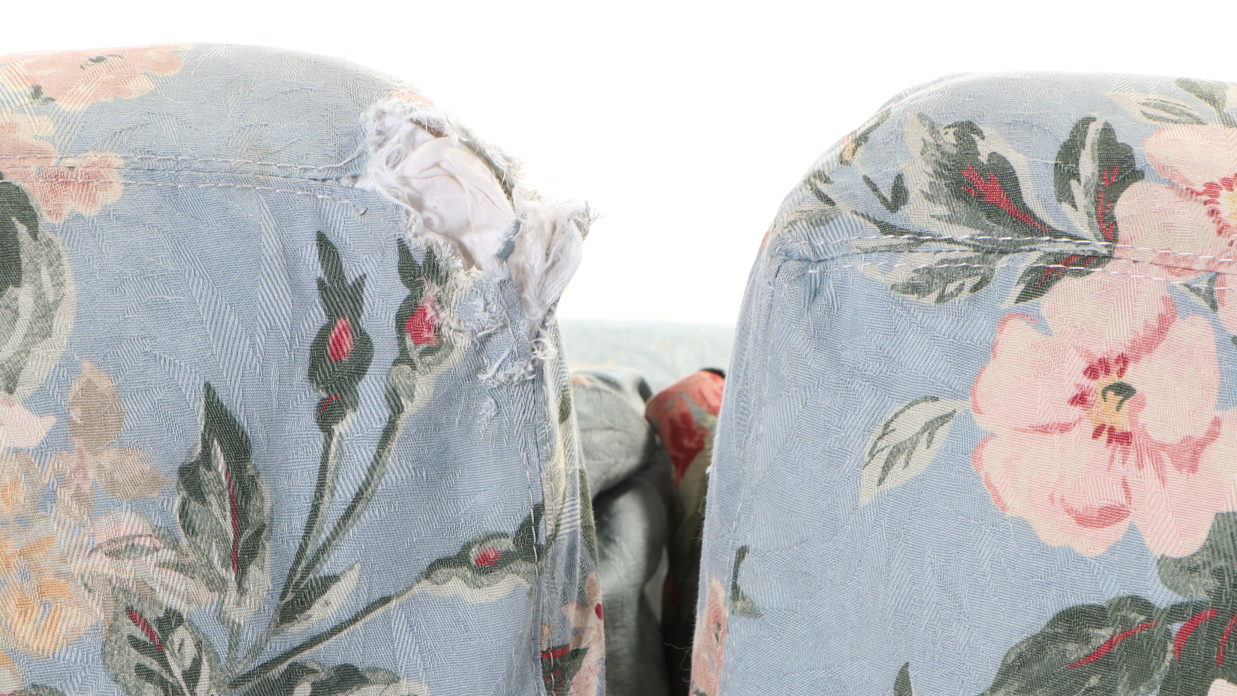 Drexel-Heritage Two-Seat Sofa in Printed Floral Upholstery