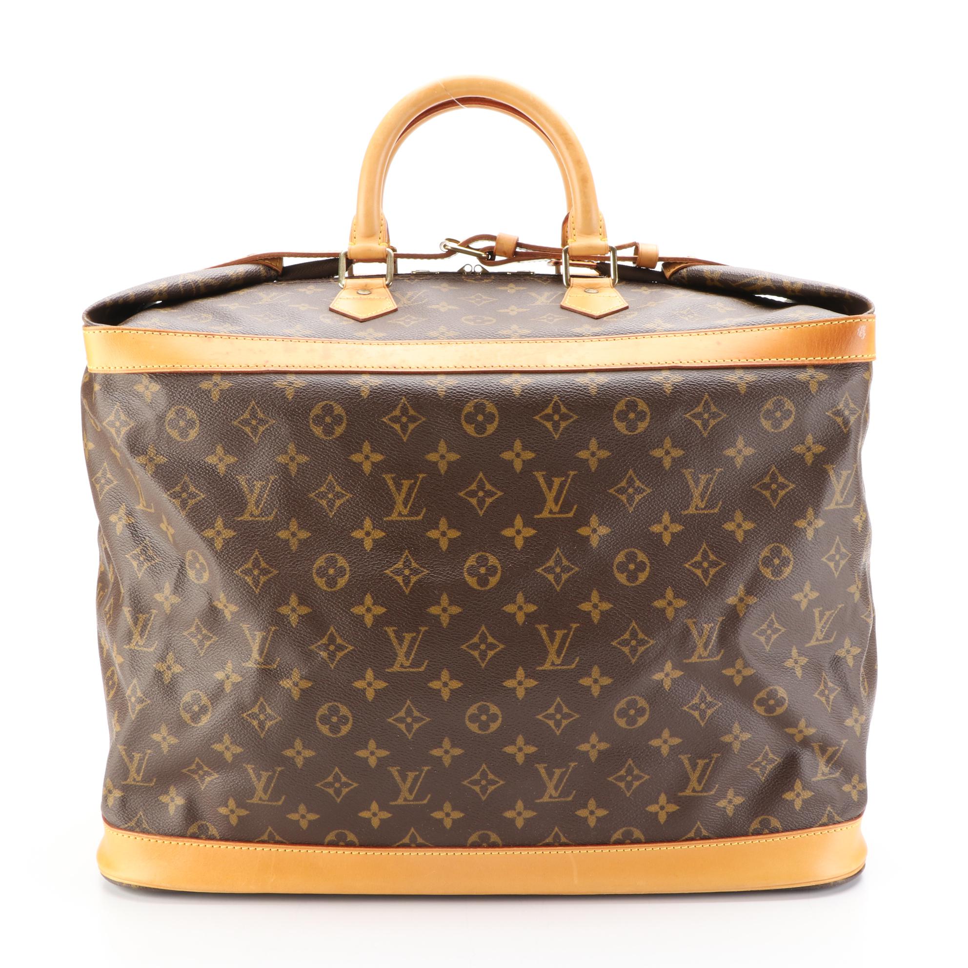 Louis Vuitton Cruiser 45 Travel Bag in Monogram Canvas and Vachetta Leather