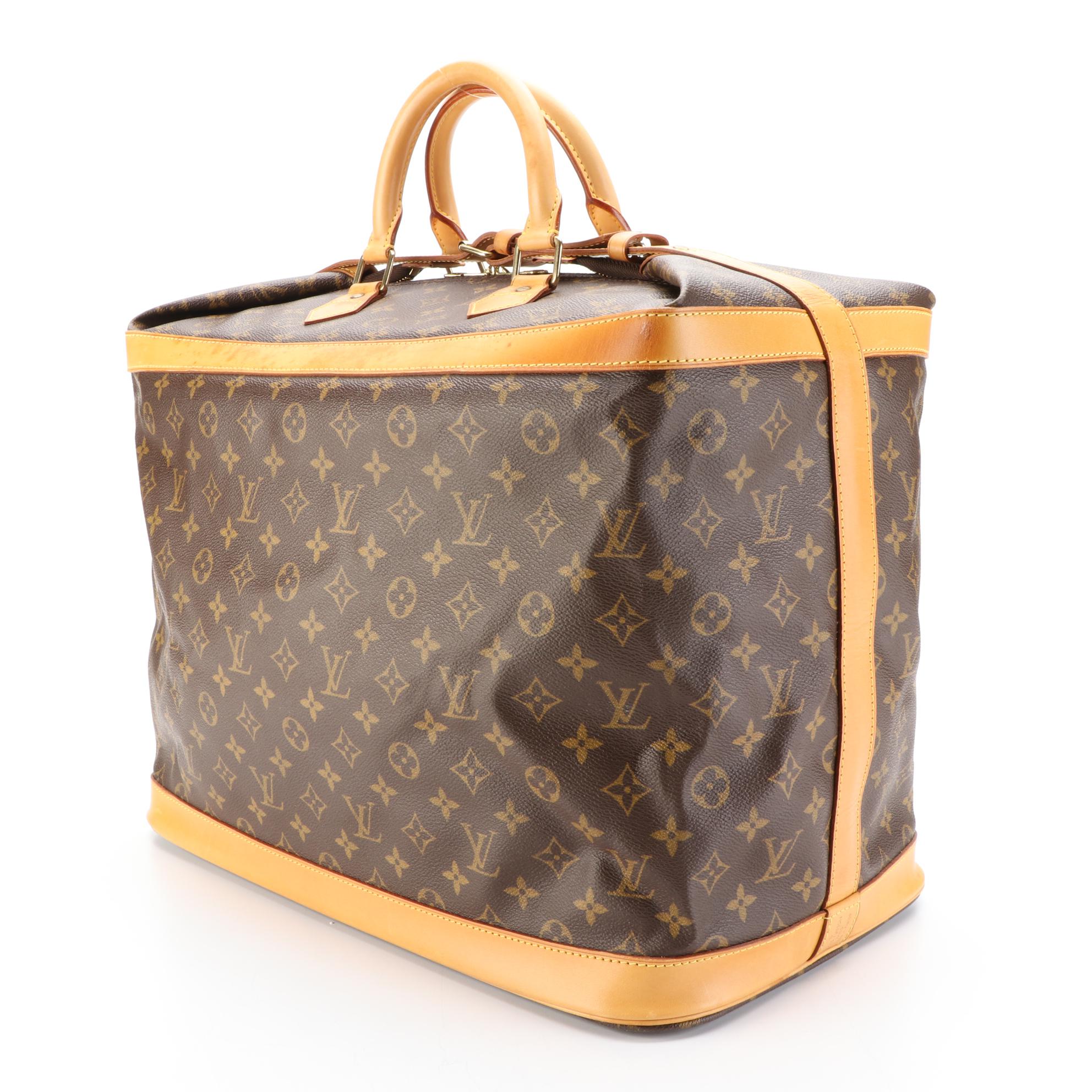 Louis Vuitton Cruiser 45 Travel Bag in Monogram Canvas and Vachetta Leather