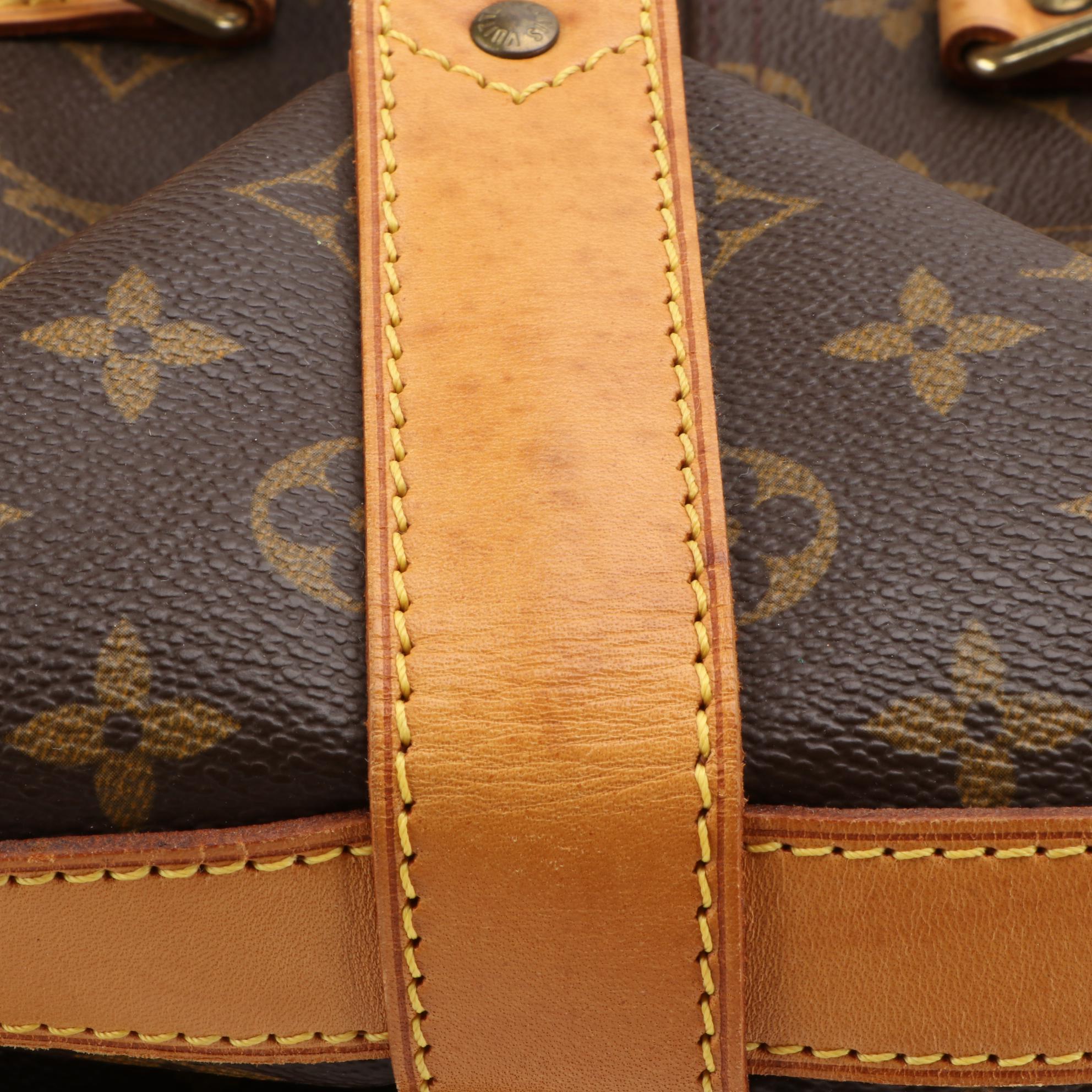 Louis Vuitton Cruiser 45 Travel Bag in Monogram Canvas and Vachetta Leather