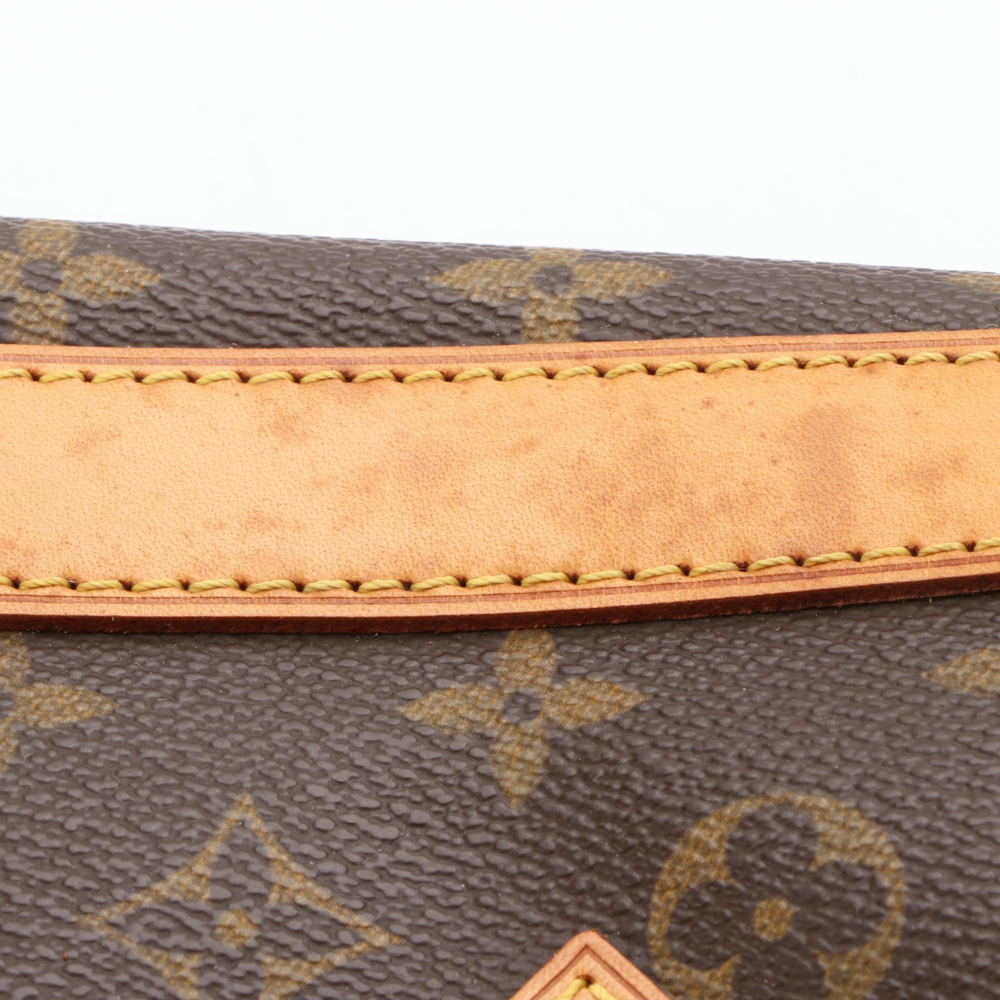 Louis Vuitton Cruiser 45 Travel Bag in Monogram Canvas and Vachetta Leather