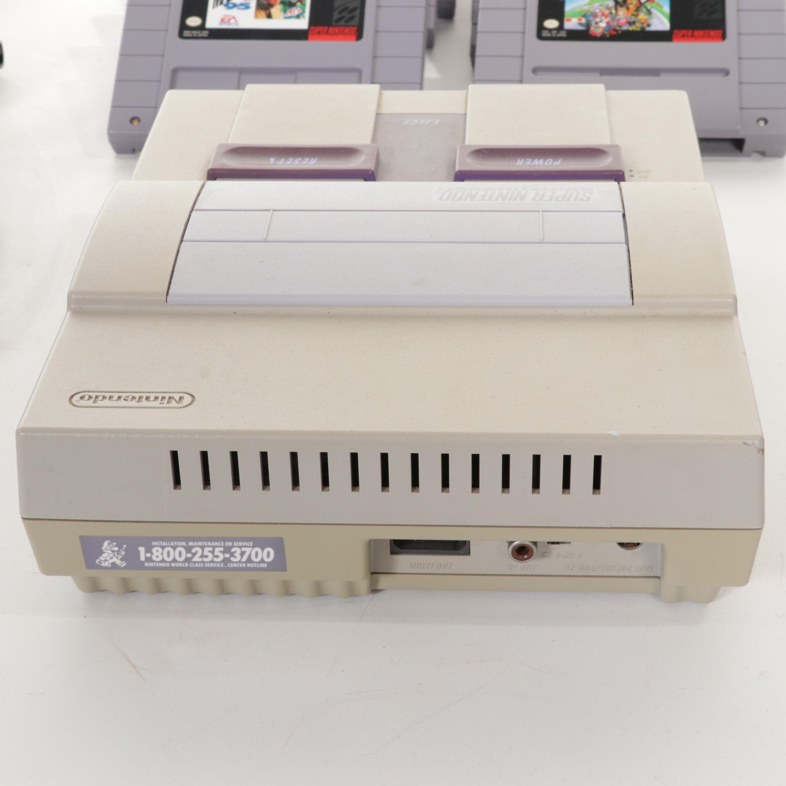 Nintendo 64, Super Nintendo, Wii RVL-001 With Games and Accessories