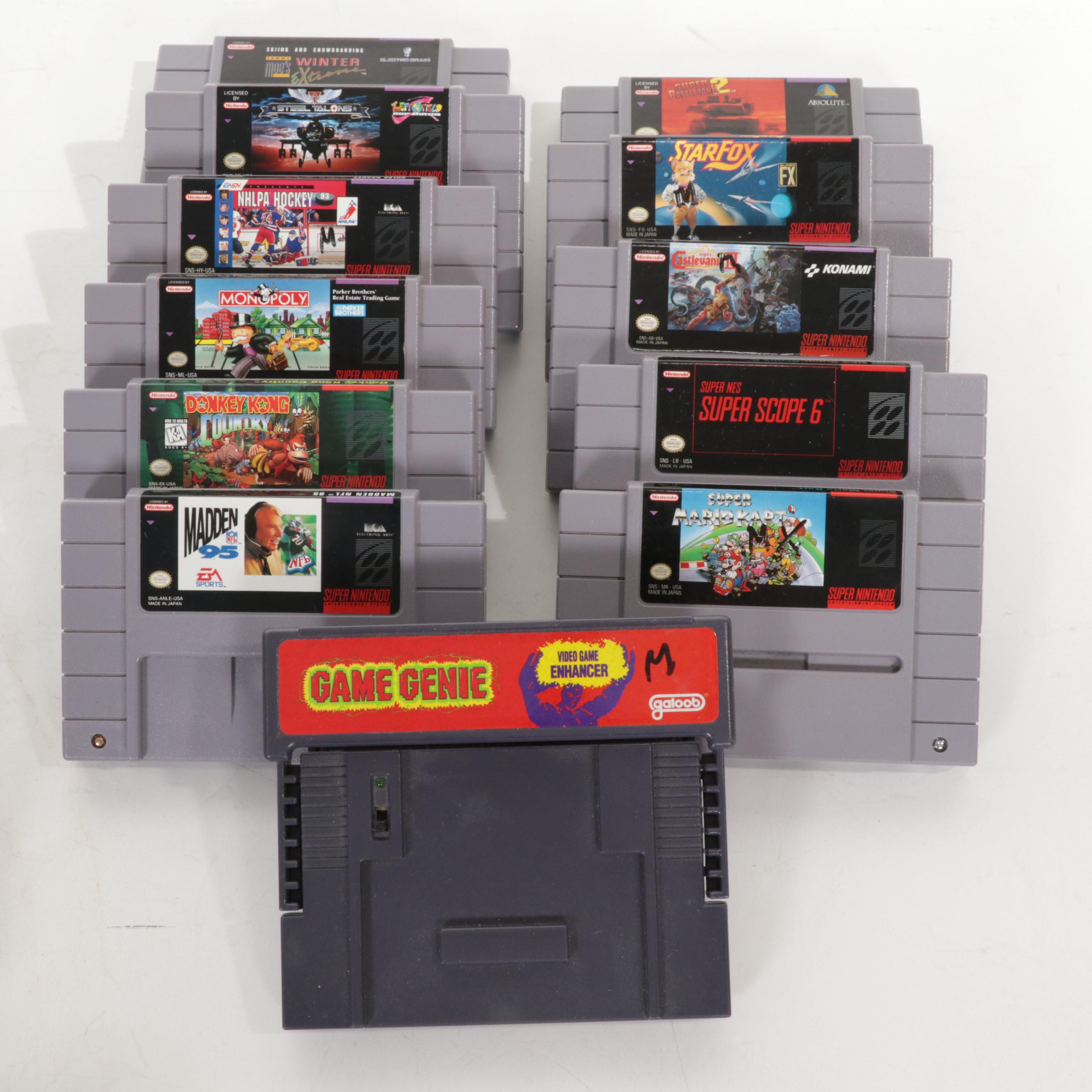 Nintendo 64, Super Nintendo, Wii RVL-001 With Games and Accessories